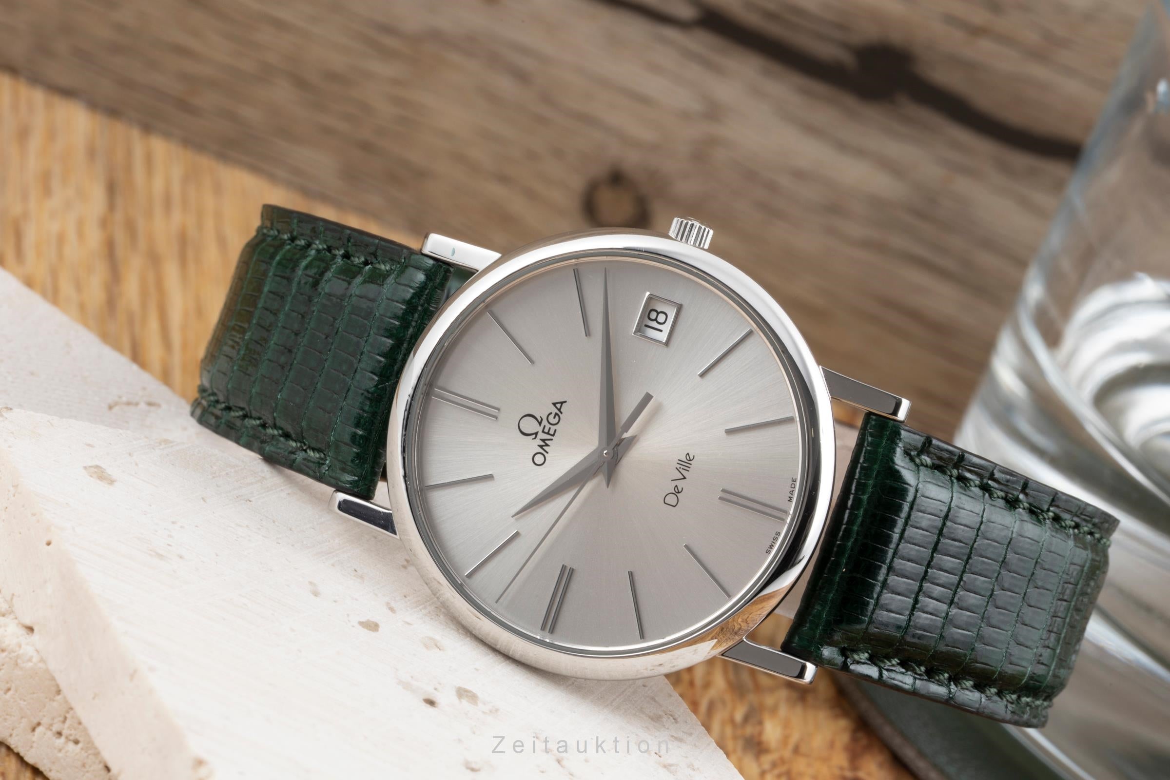 Omega de Ville Stahl Datum Herrenuhr Medium Size Ref. 196.2432 Klassiker [2603542]