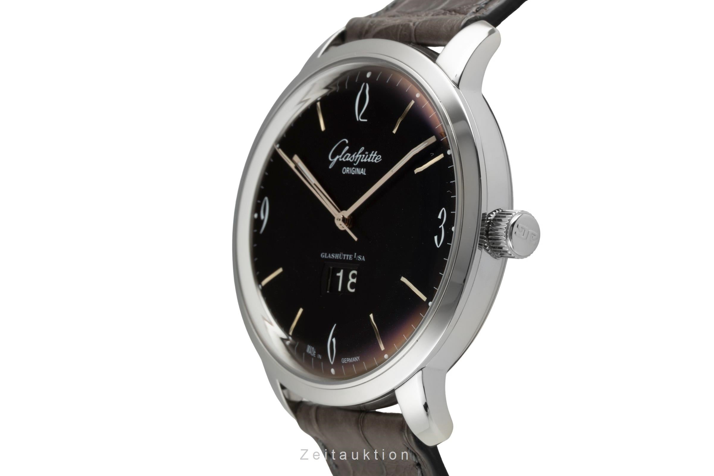 Glashütte Senator Sixties acero automático reloj para caballeros 2-39-47-03-02-04 LP: 8800EUR  [2603544]