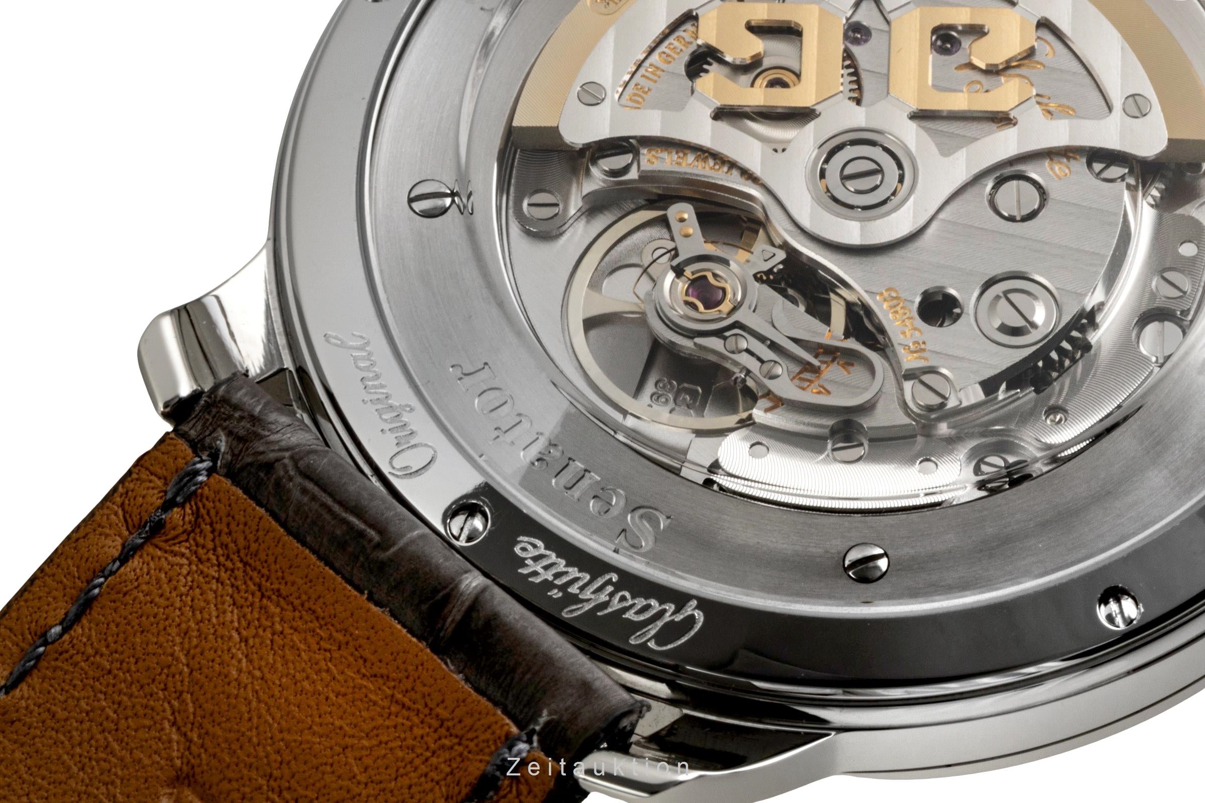 Glashütte Senator Sixties acero automático reloj para caballeros 2-39-47-03-02-04 LP: 8800EUR  [2603544]