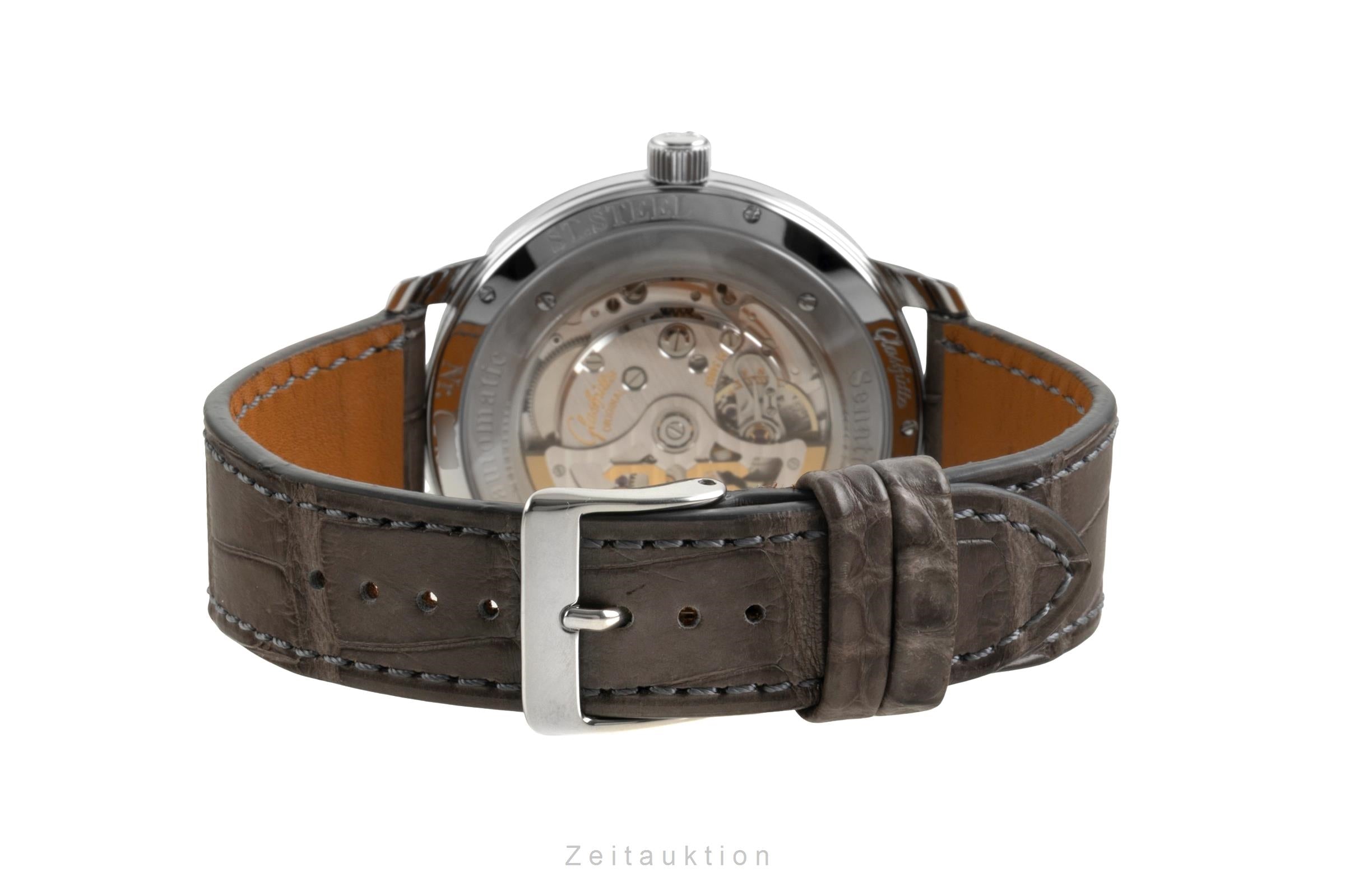 Glashütte Senator Sixties acero automático reloj para caballeros 2-39-47-03-02-04 LP: 8800EUR  [2603544]
