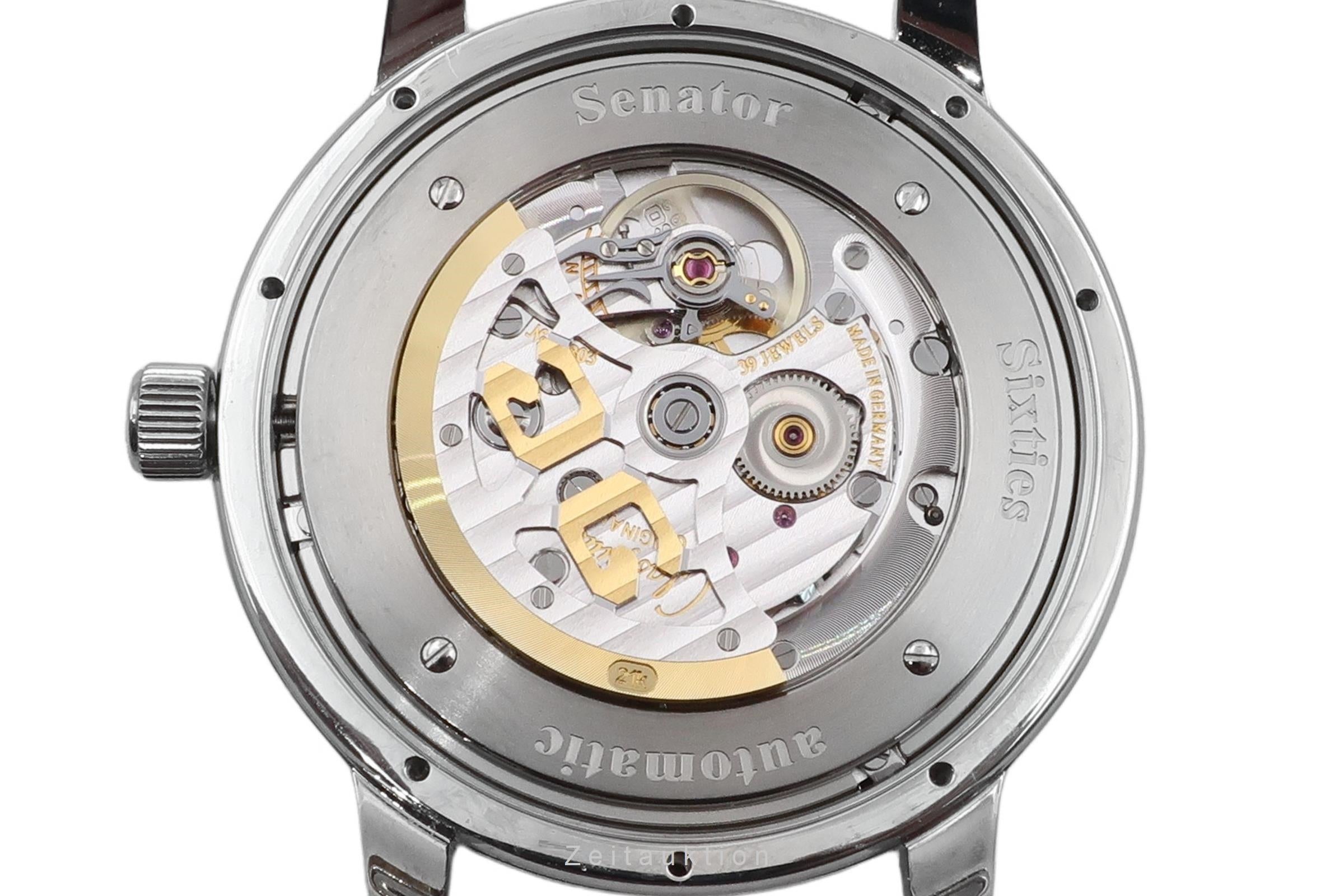 Glashütte Senator Sixties acero automático reloj para caballeros 2-39-47-03-02-04 LP: 8800EUR  [2603544]