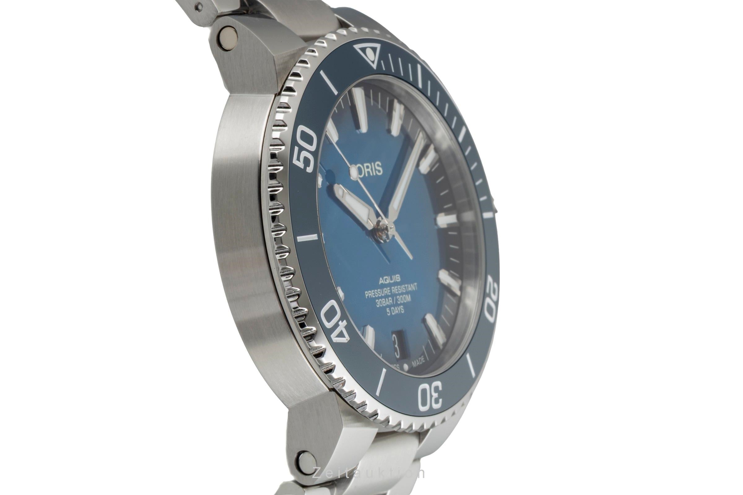 Oris Aquis Date steel automatic men's watch 01 400 7763 4135-07 8 24 09PEB LP: 3500EUR  [2603546]