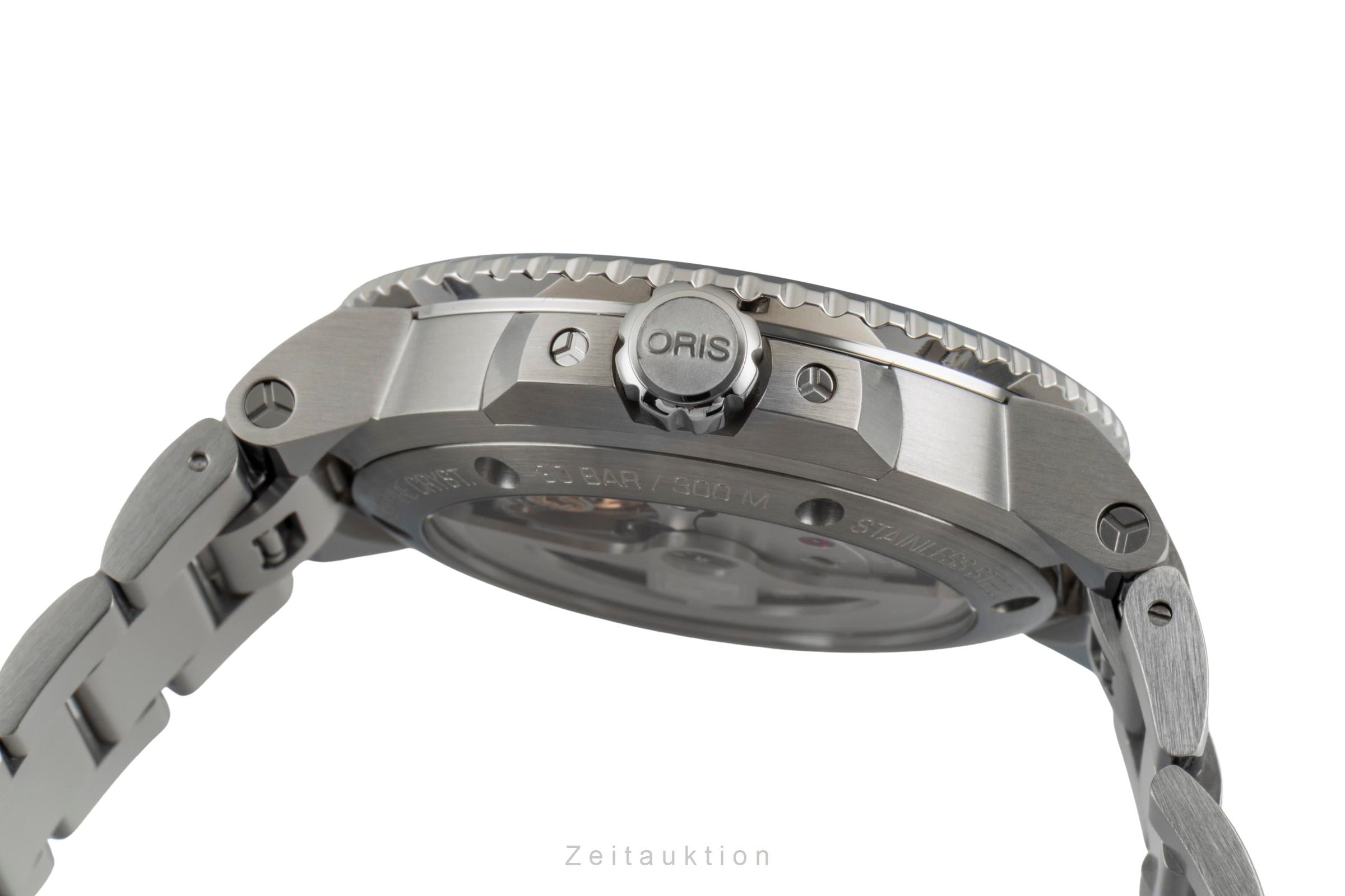 Oris Aquis Date steel automatic men's watch 01 400 7763 4135-07 8 24 09PEB LP: 3500EUR  [2603546]