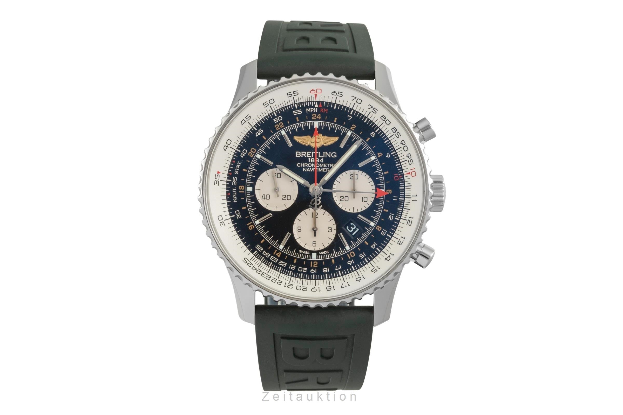 Breitling Navitimer GMT cronógrafo acero automático reloj para caballeros AB0441  [2603547]