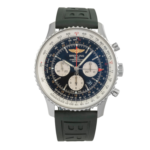 Breitling Navitimer GMT cronógrafo acero automático reloj para caballeros AB0441  [2603547]