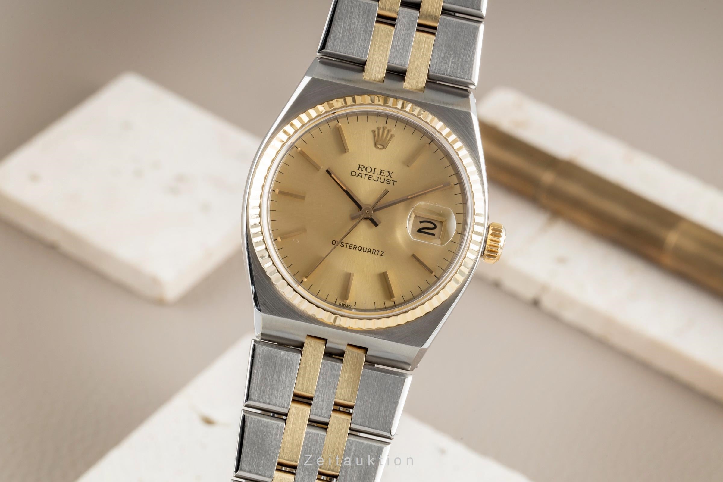 Rolex Oysterquartz steel / gold quartz men's watch 17013  [2603551]