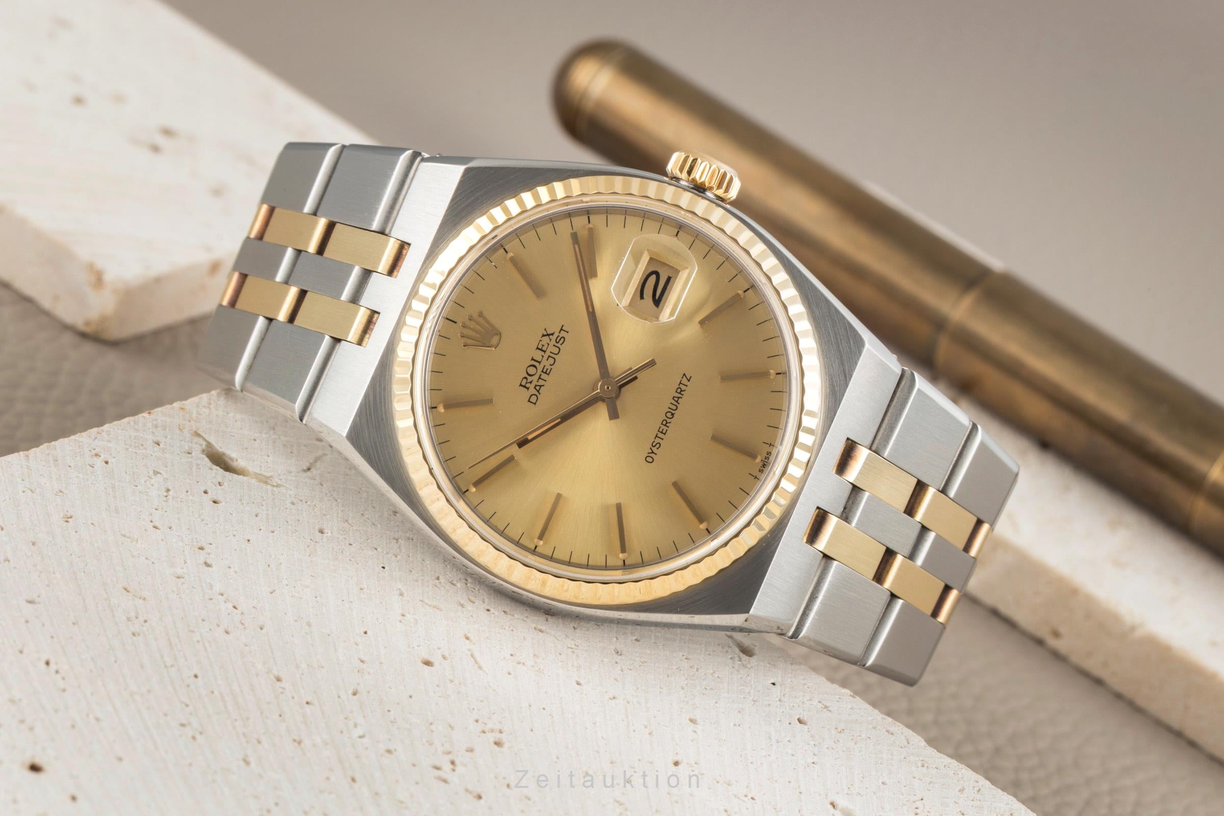 Rolex Oysterquartz acier / or  quartz montre pour hommes 17013  [2603551]