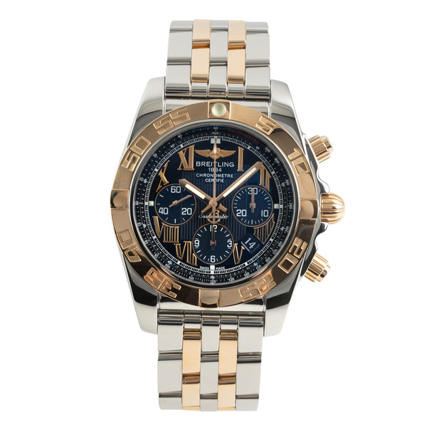 Breitling Chronomat chronographe acier / or  automatique montre pour hommes CB0110  [2603552]