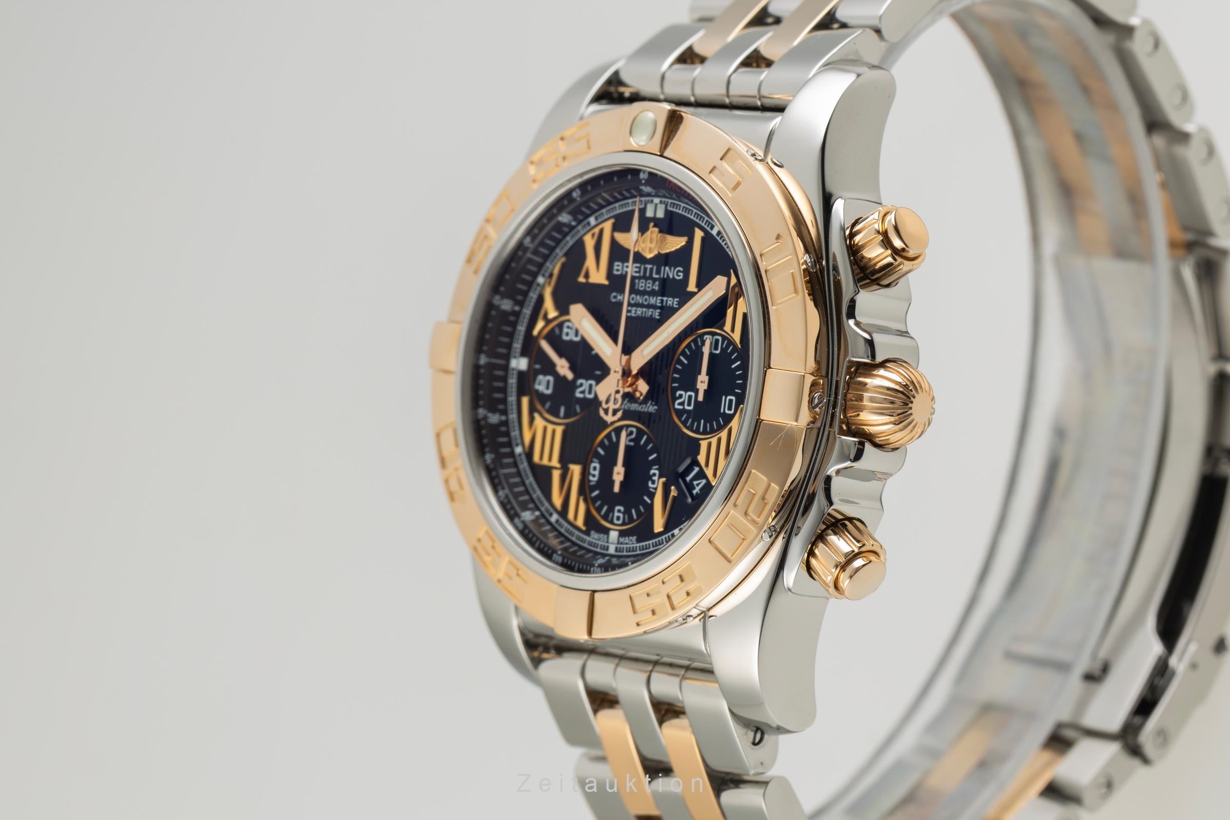 Breitling Chronomat chronographe acier / or  automatique montre pour hommes CB0110  [2603552]
