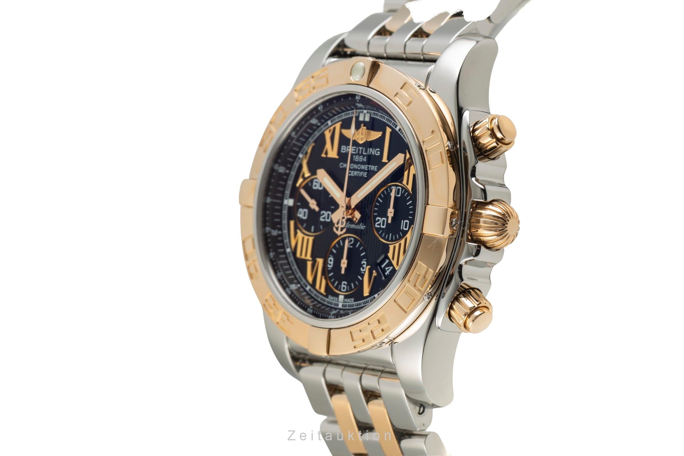 Breitling Chronomat chronographe acier / or  automatique montre pour hommes CB0110  [2603552]