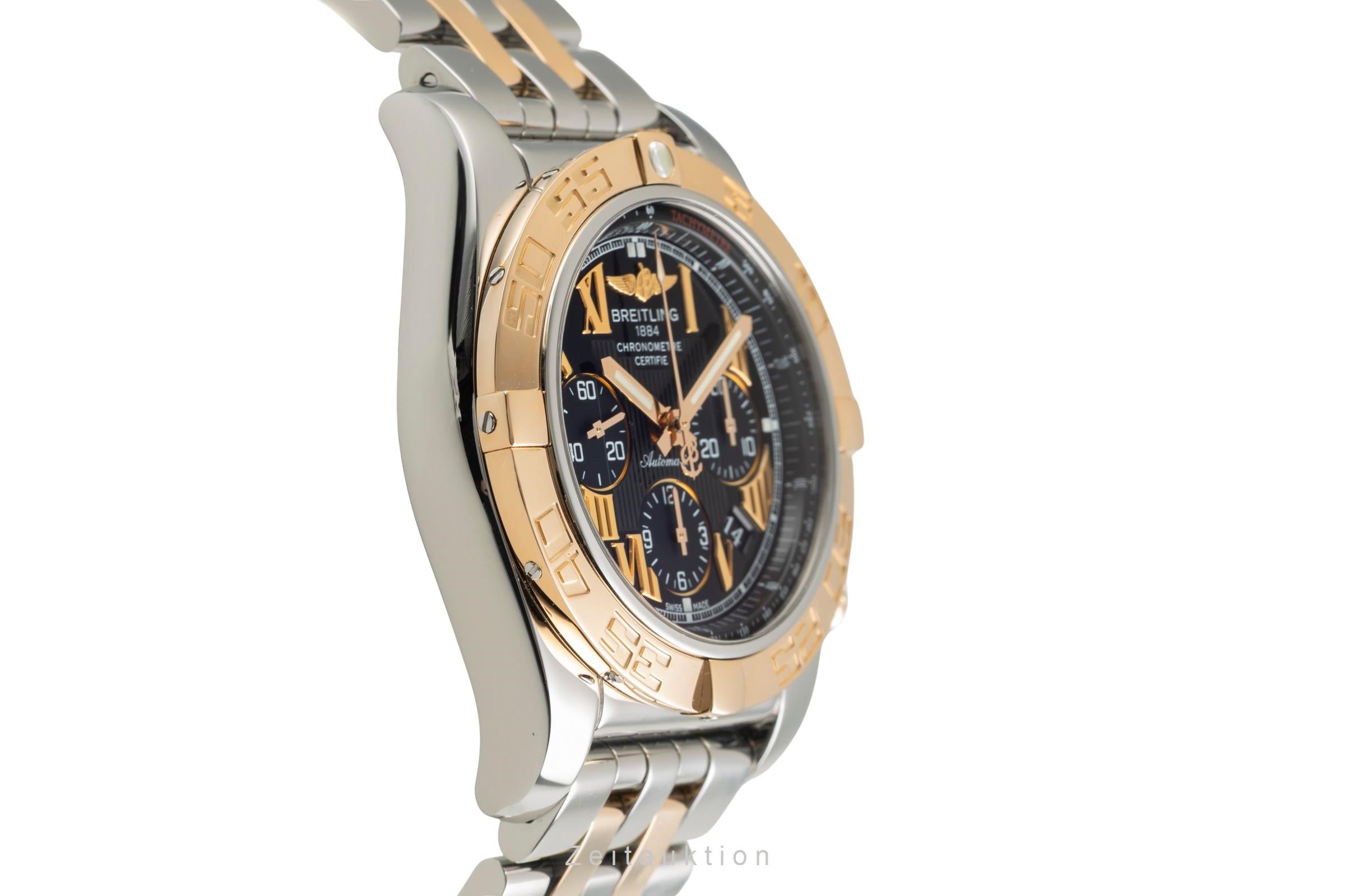 Breitling Chronomat chronographe acier / or  automatique montre pour hommes CB0110  [2603552]