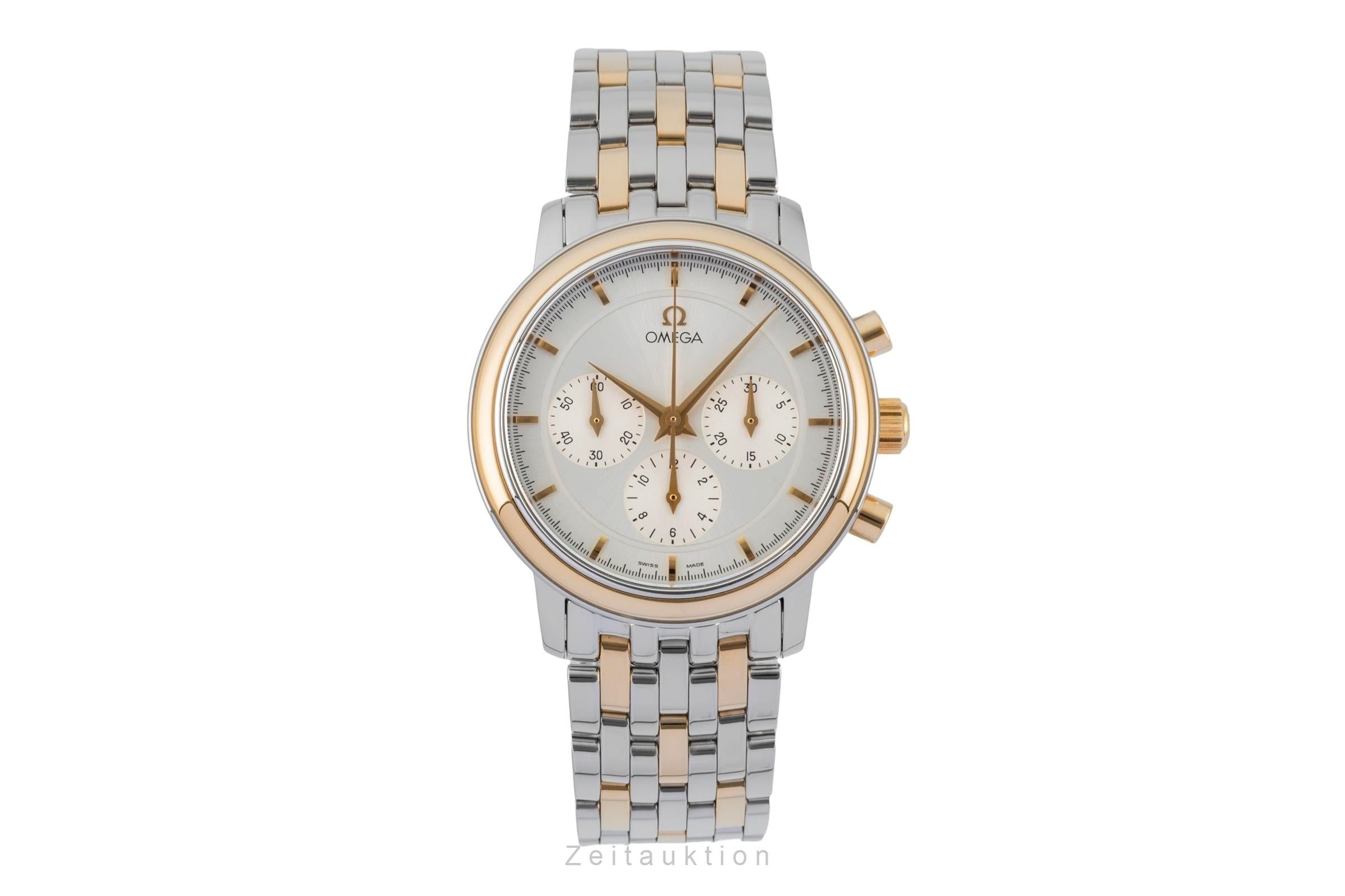 Omega De Ville chronograph steel / gold manual winding unisex 4340.31.00 Vintage  [2603554]