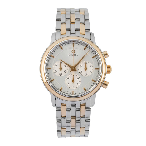 Omega De Ville chronograph steel / gold manual winding unisex 4340.31.00 Vintage  [2603554]