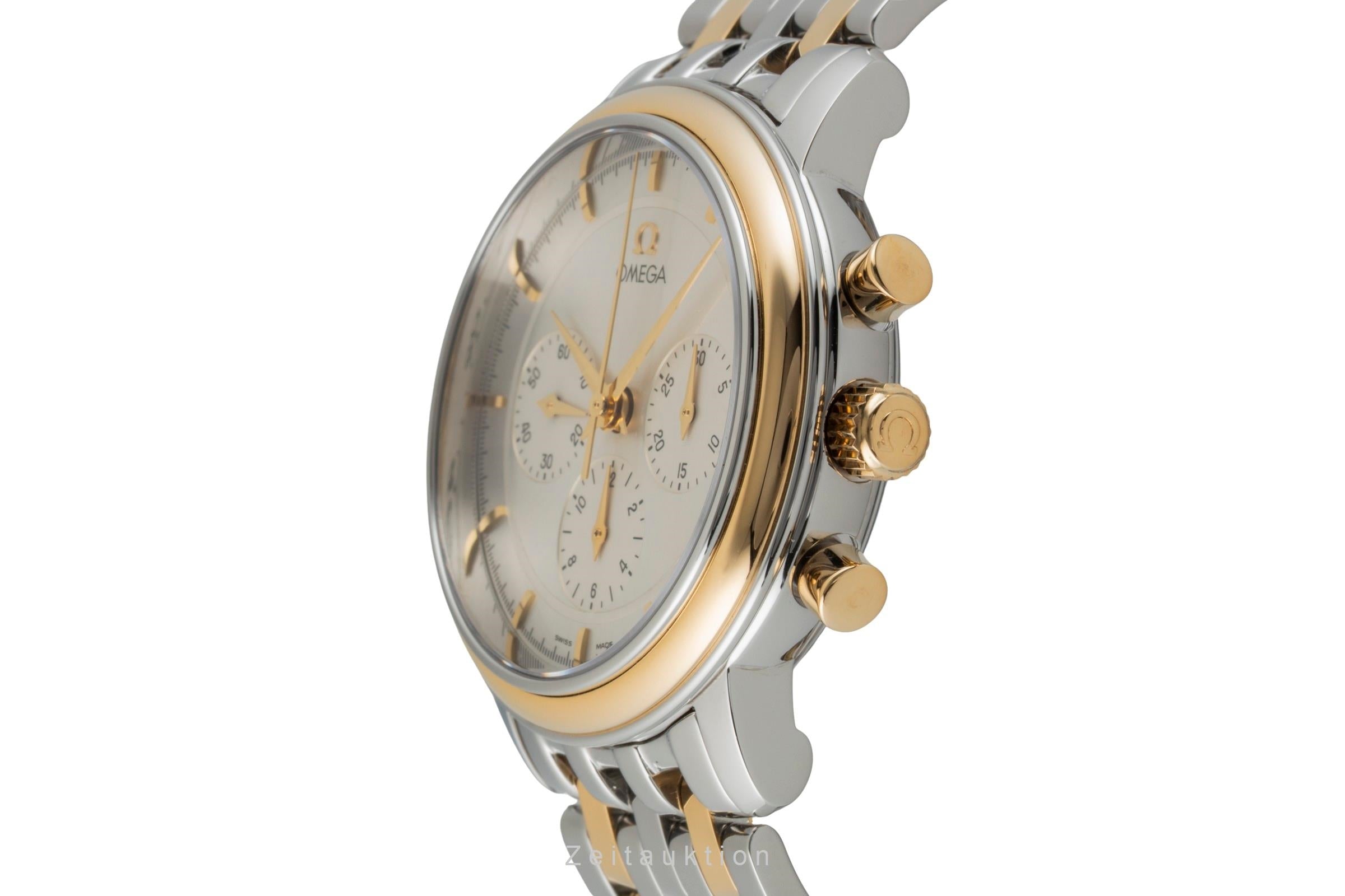 Omega De Ville chronograph steel / gold manual winding unisex 4340.31.00 Vintage  [2603554]