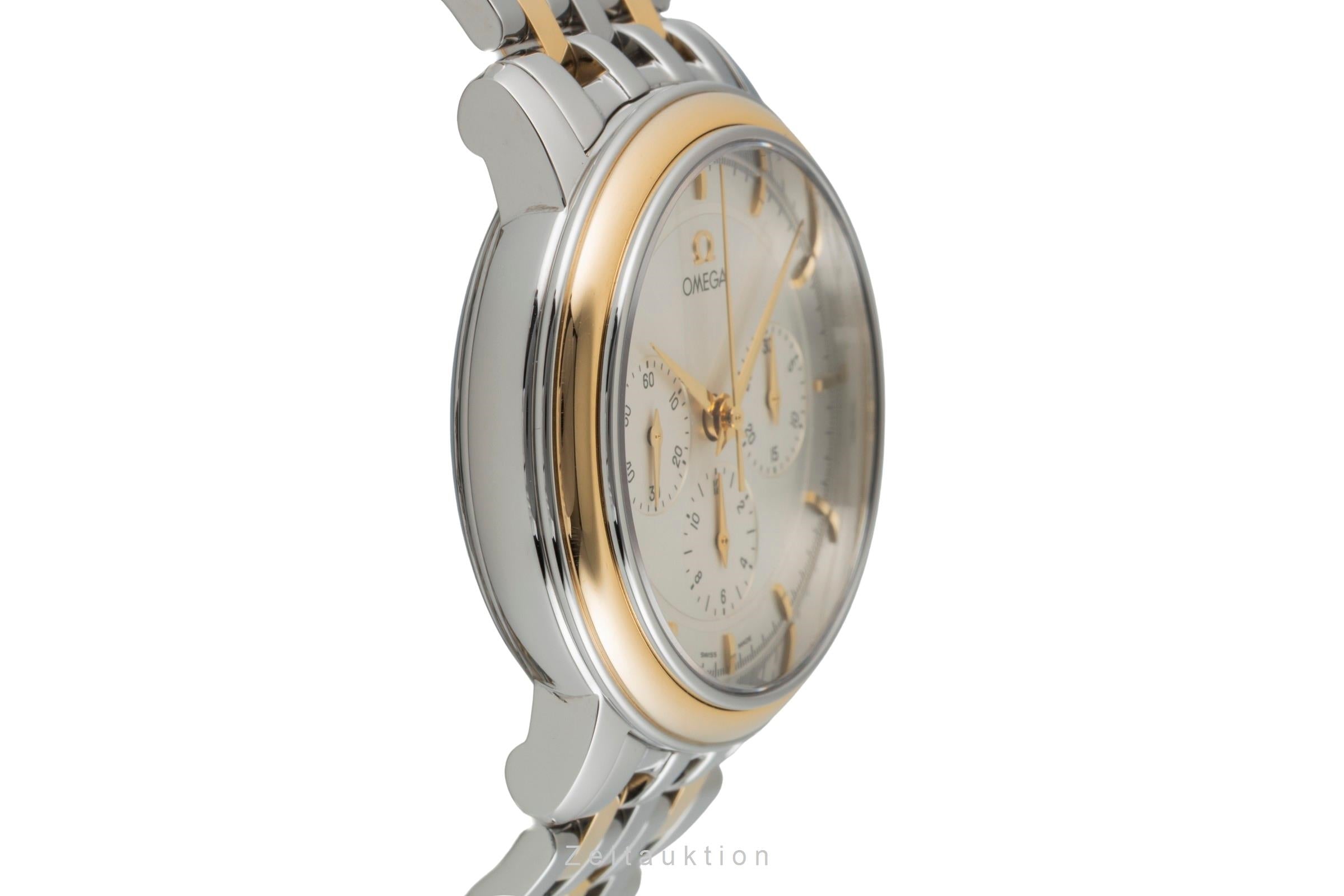 Omega De Ville chronograph steel / gold manual winding unisex 4340.31.00 Vintage  [2603554]
