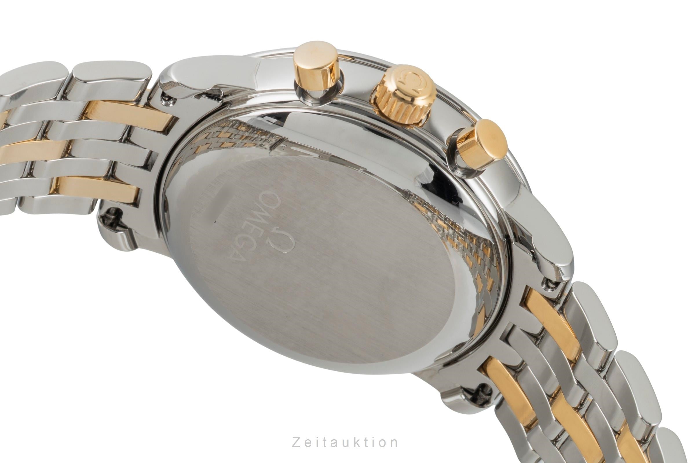 Omega De Ville chronograph steel / gold manual winding unisex 4340.31.00 Vintage  [2603554]