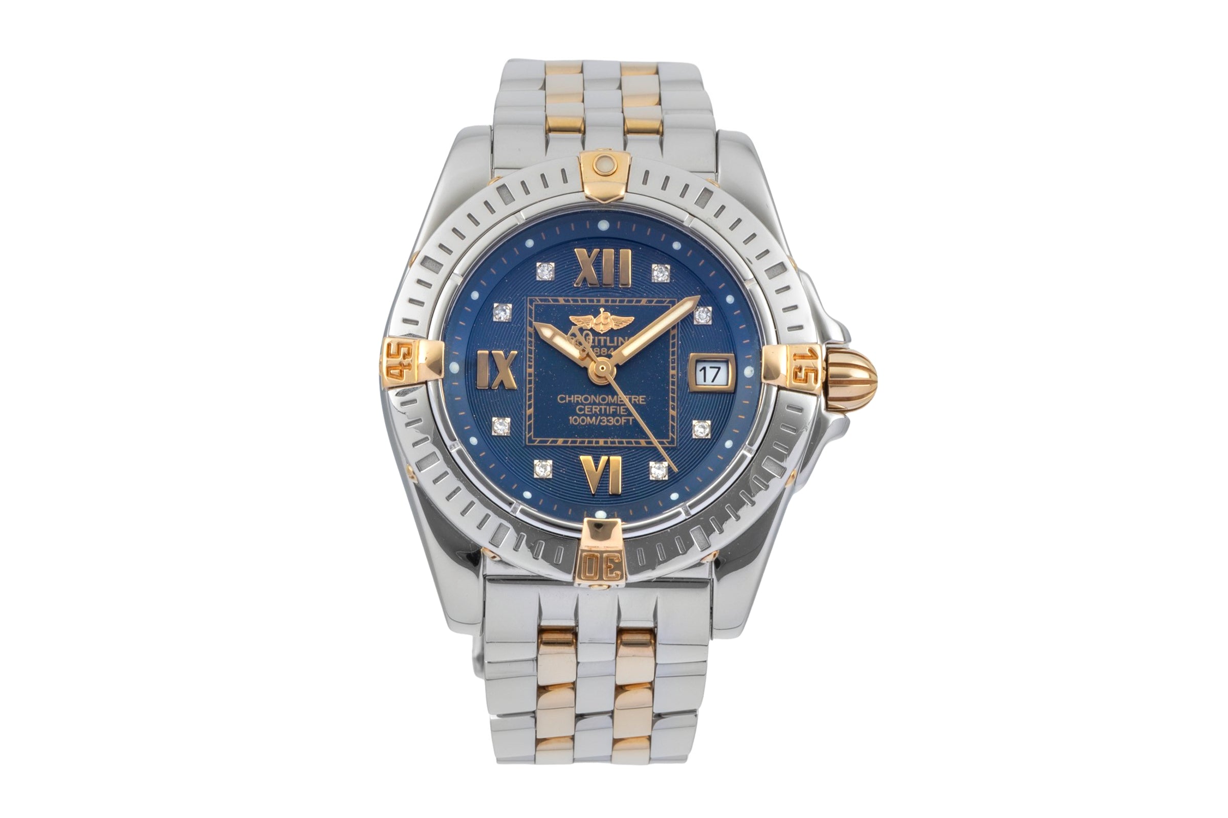 Breitling Galactic Cockpit Lady 32 Stahl / Gold Quarz Damenuhr Ref. B71356  [2603556]