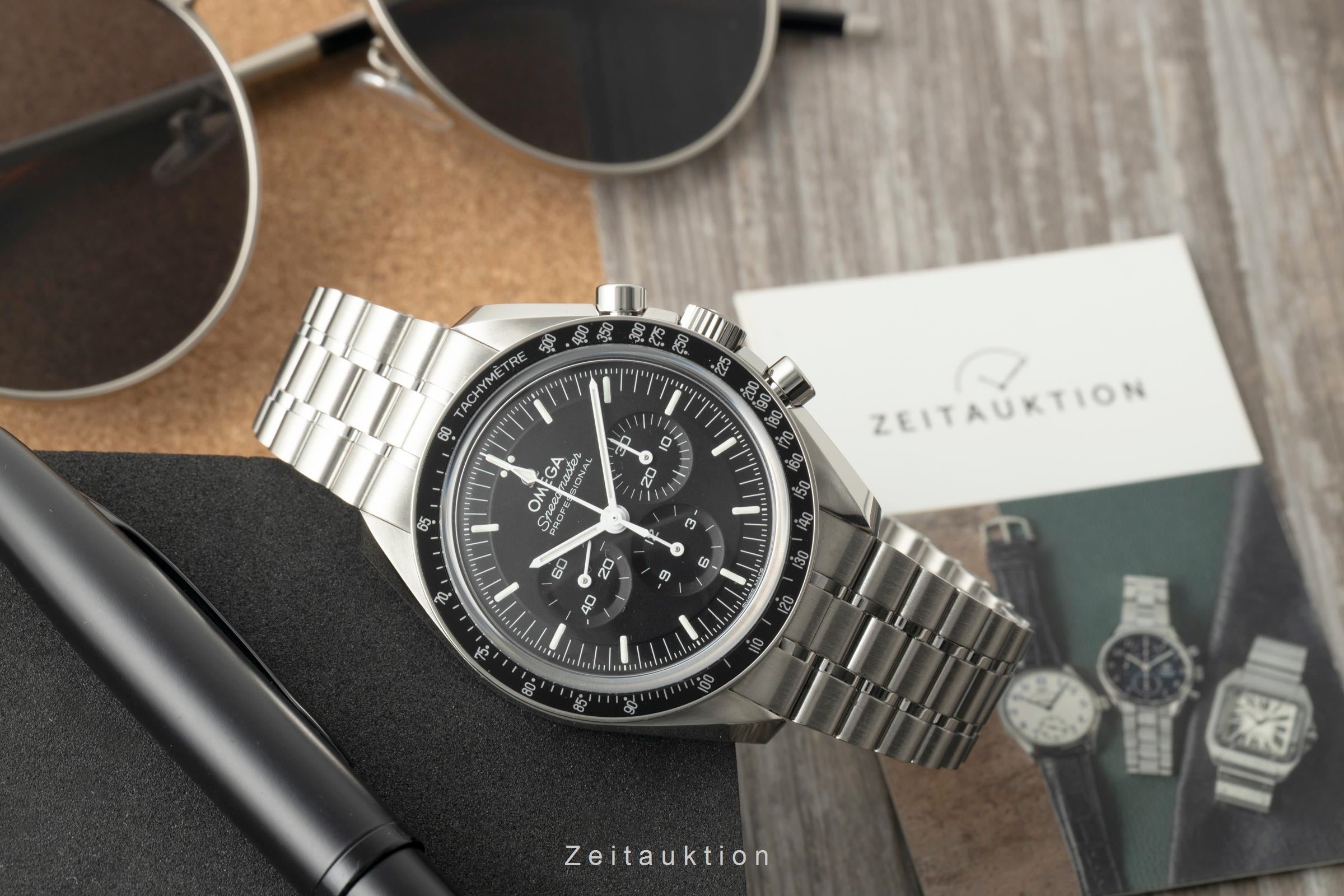 Omega Speedmaster chronographe acier à remontage manuel montre pour hommes 310.30.42.50.01.002 LP: 8700EUR  [2603557]