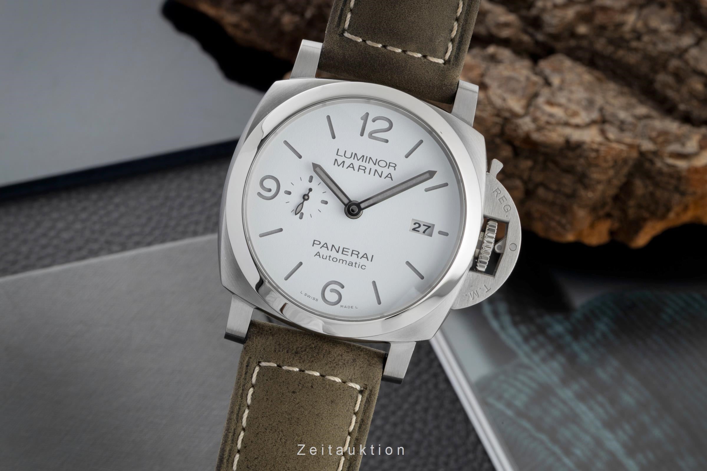 Panerai Luminor Marina acier automatique montre pour hommes PAM01314  [2603558]