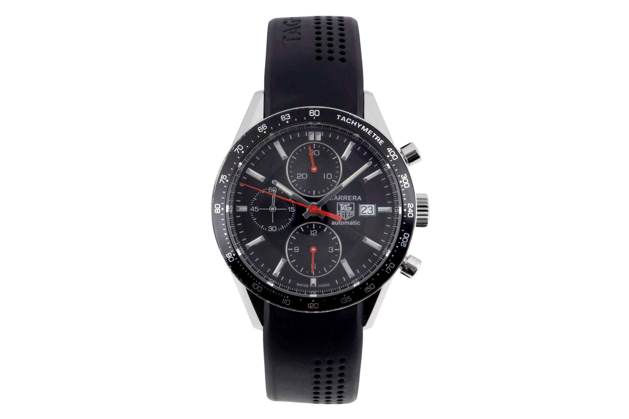 Tag Heuer Carrera chronograph steel automatic men's watch CV2014-2  [2603561]