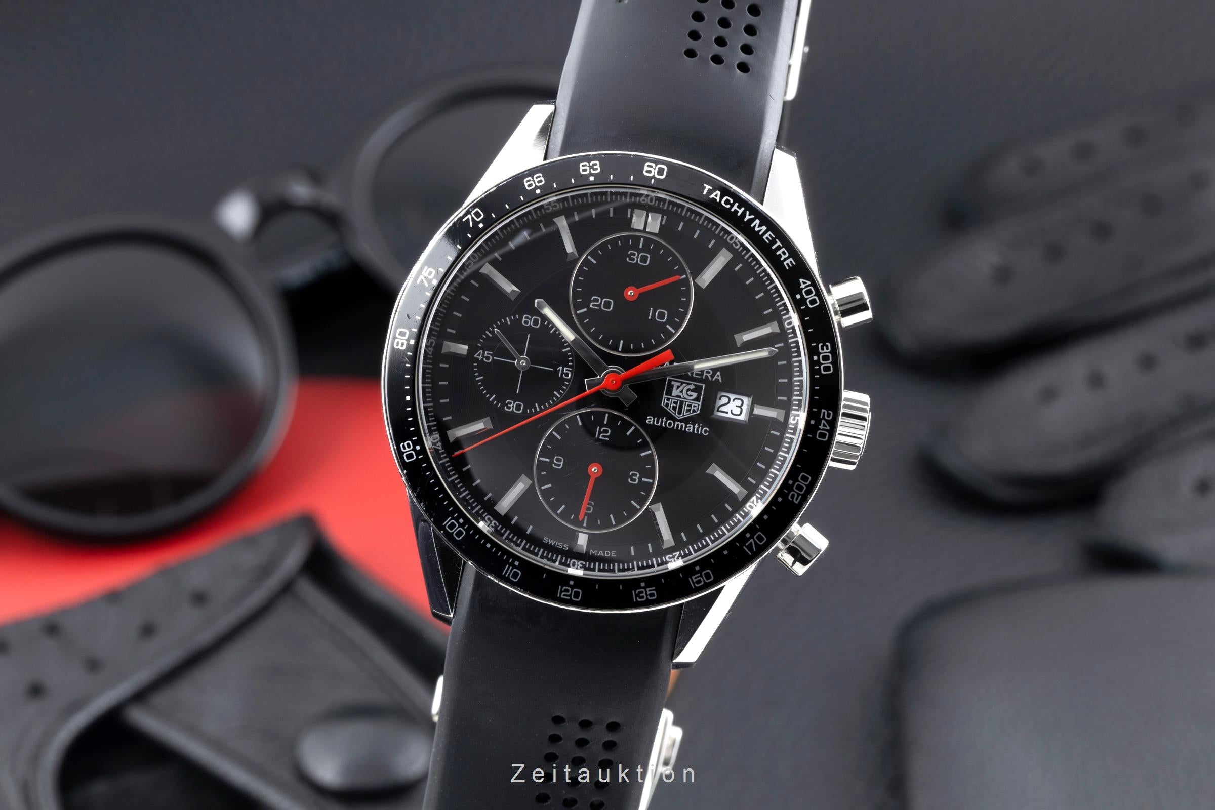 Tag Heuer Carrera cronografo acciaio automatismo orologio da uomo CV2014-2  [2603561]