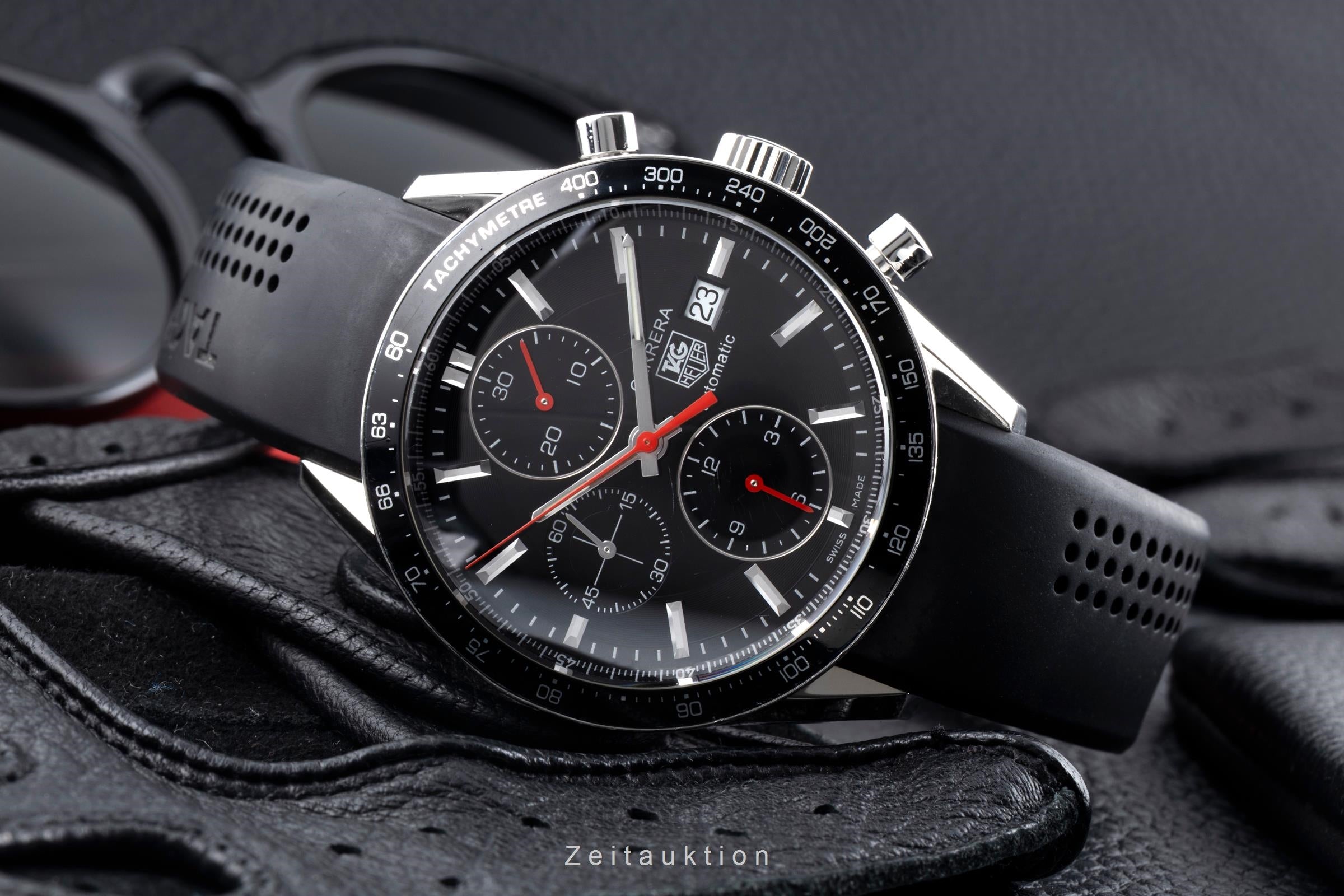 Tag Heuer Carrera cronografo acciaio automatismo orologio da uomo CV2014-2  [2603561]