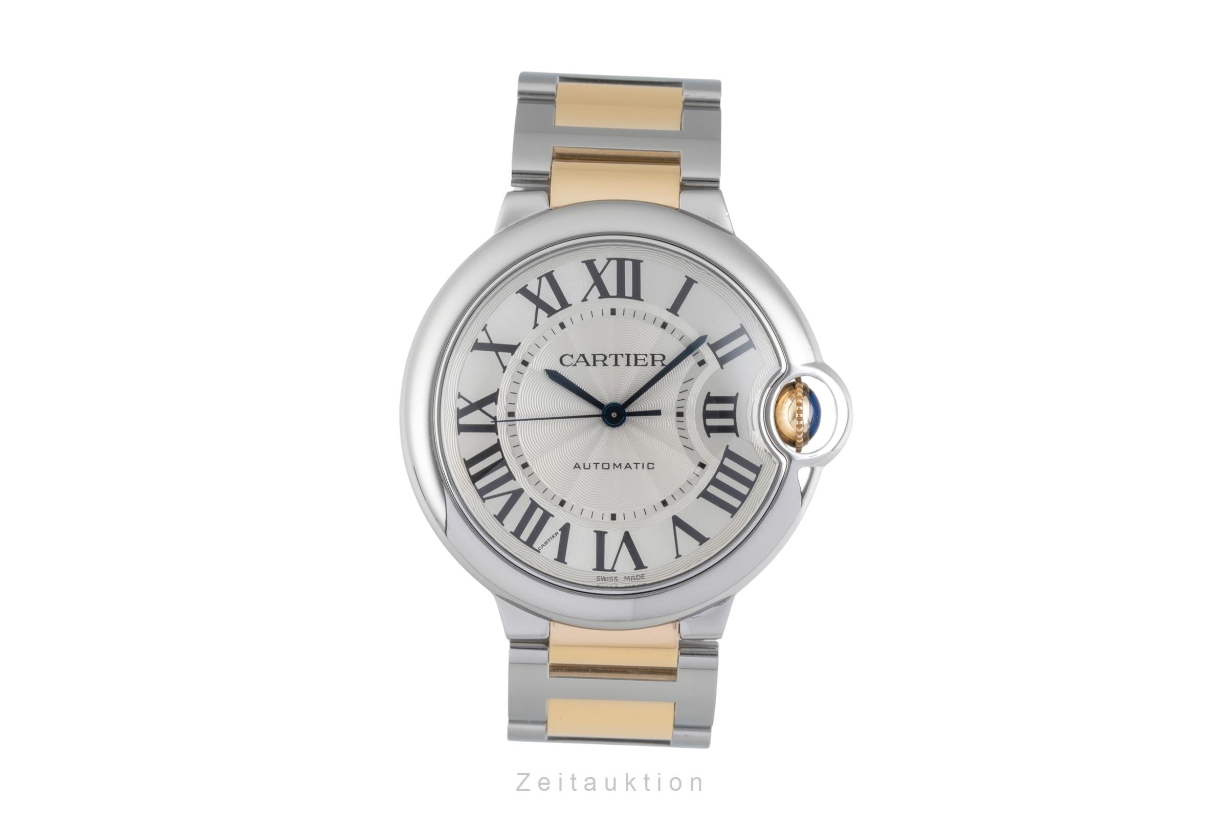 Cartier Ballon Bleu de Cartier acciaio / oro automatismo orologio da uomo W2BB0012  [2603562]