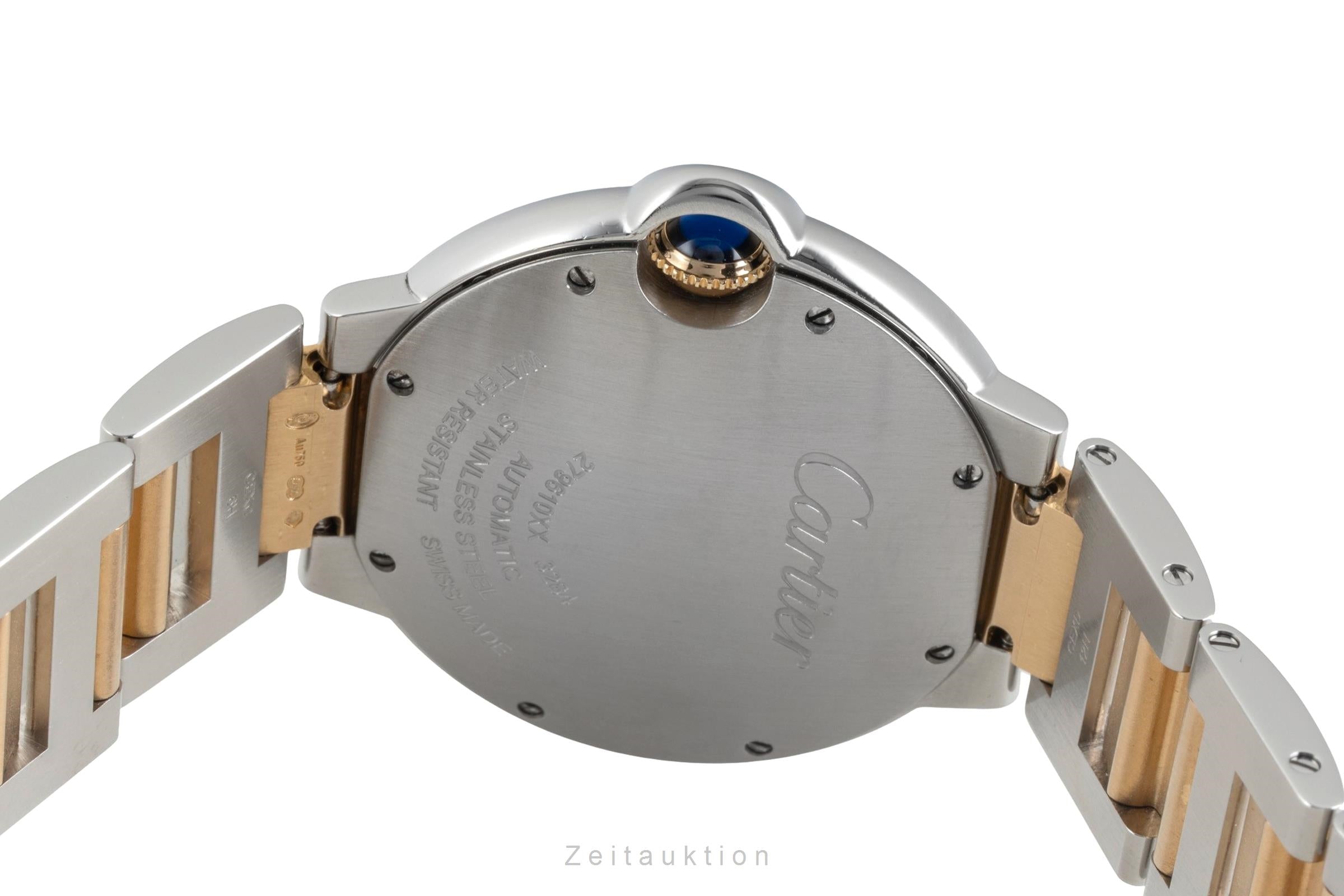 Cartier Ballon Bleu de Cartier acciaio / oro automatismo orologio da uomo W2BB0012  [2603562]