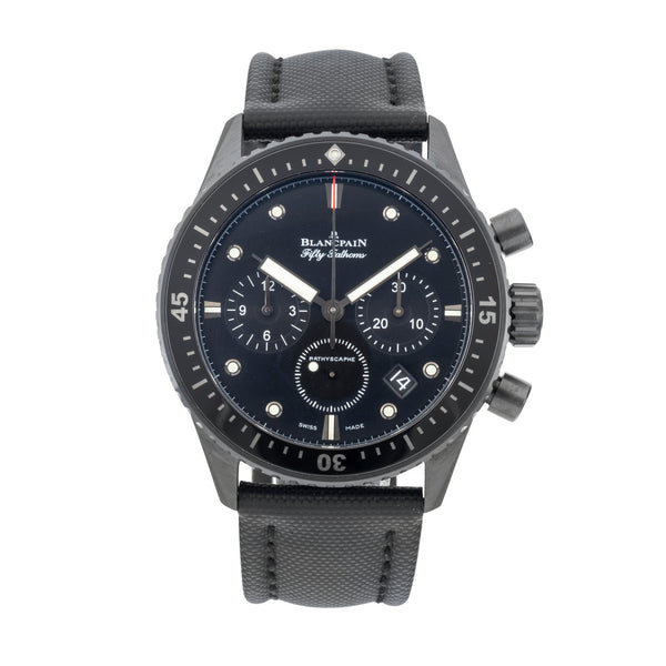 Blancpain Fifty Fathoms chronographe céramique automatique montre pour hommes 5200-0130-B52A LP: 19750EUR  [2603564]