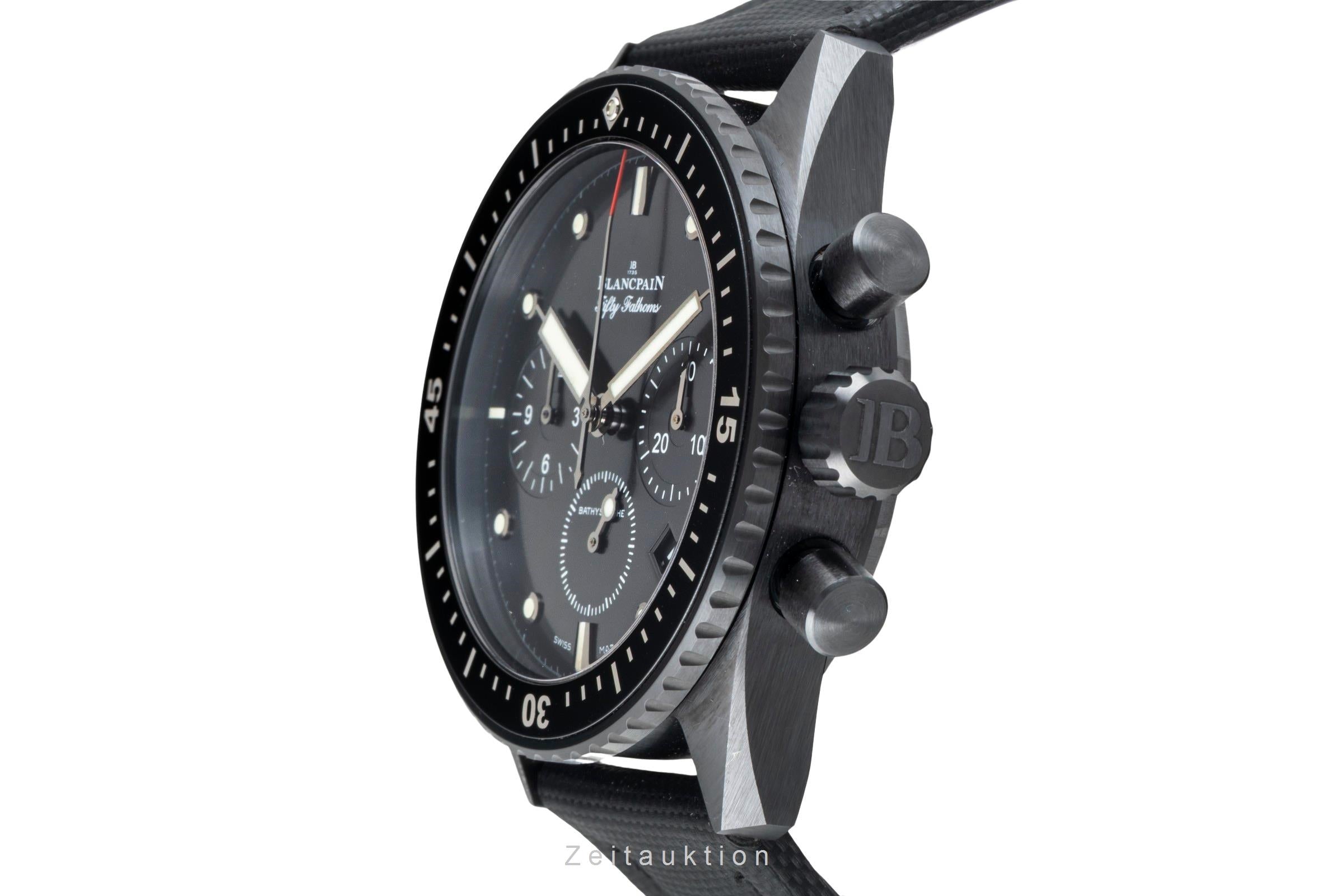 Blancpain Fifty Fathoms chronographe céramique automatique montre pour hommes 5200-0130-B52A LP: 19750EUR  [2603564]