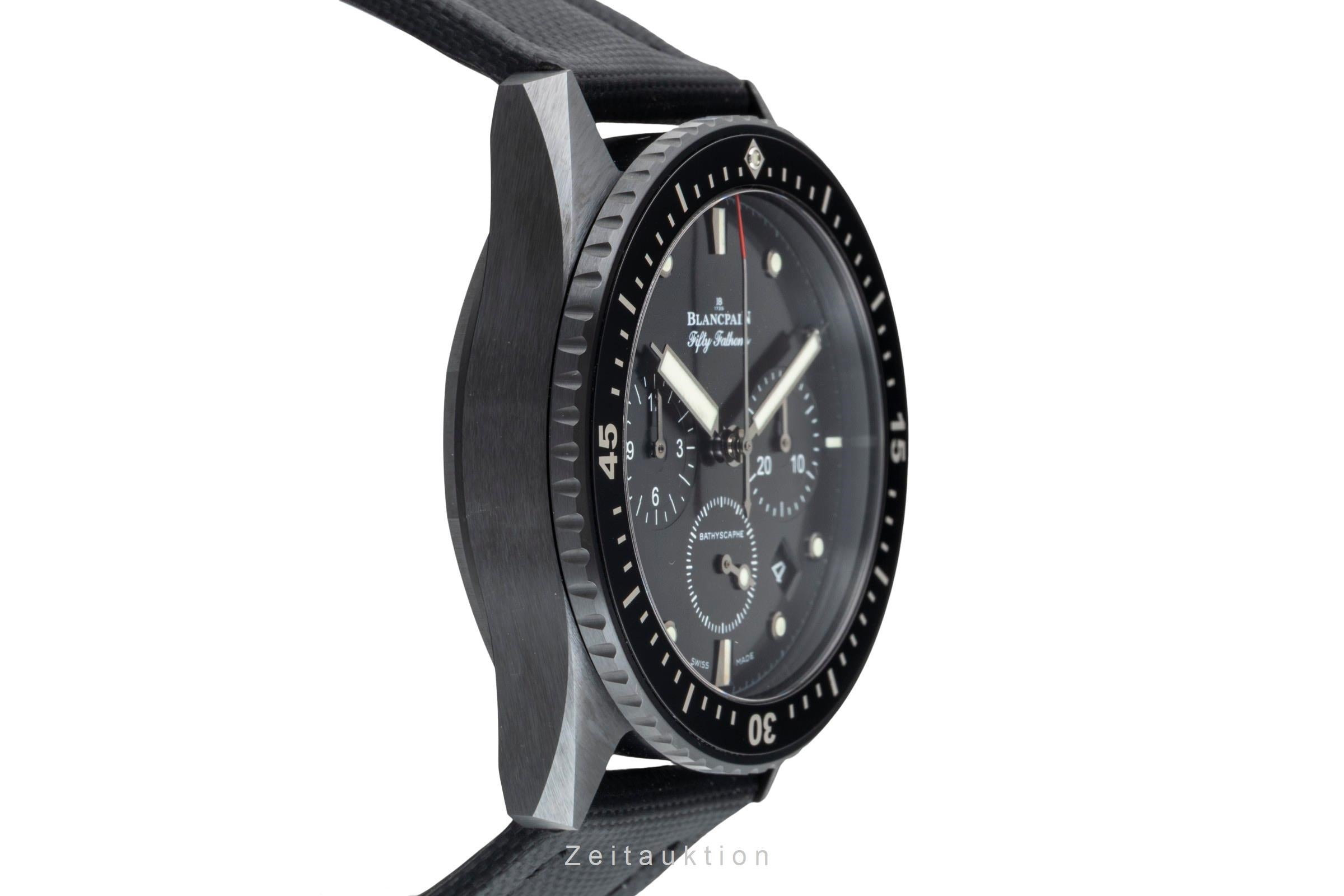 Blancpain Fifty Fathoms chronographe céramique automatique montre pour hommes 5200-0130-B52A LP: 19750EUR  [2603564]