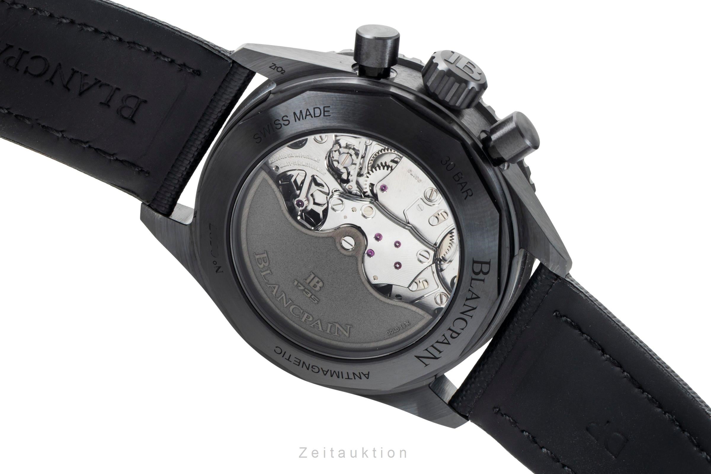 Blancpain Fifty Fathoms chronographe céramique automatique montre pour hommes 5200-0130-B52A LP: 19750EUR  [2603564]