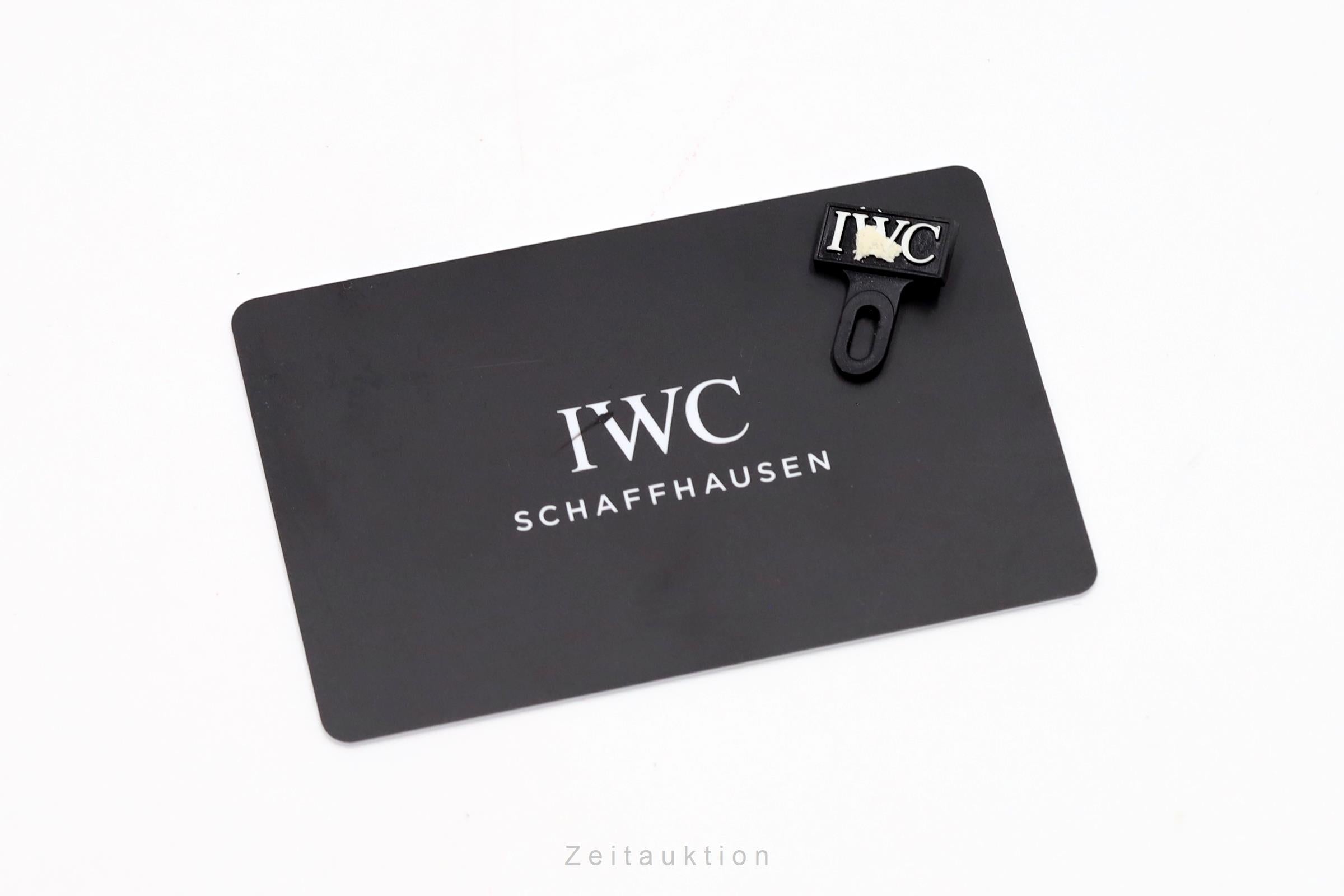 IWC Portugieser Chronograph Green Dial Stahl Automatik Herrenuhr Ref. IW371615  [2603565]