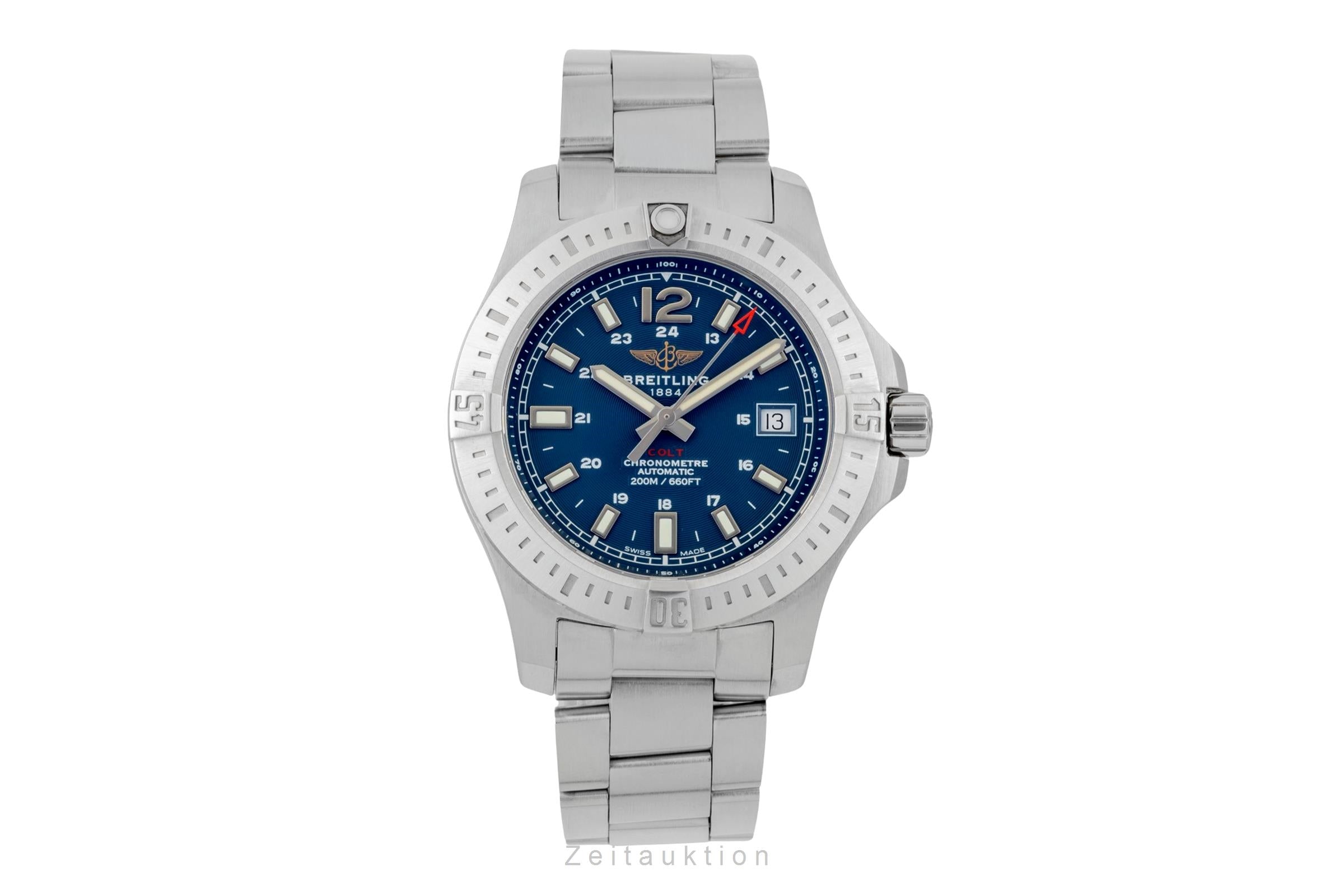Breitling Colt acciaio automatismo orologio da uomo A17313101C1A1  [2603566]