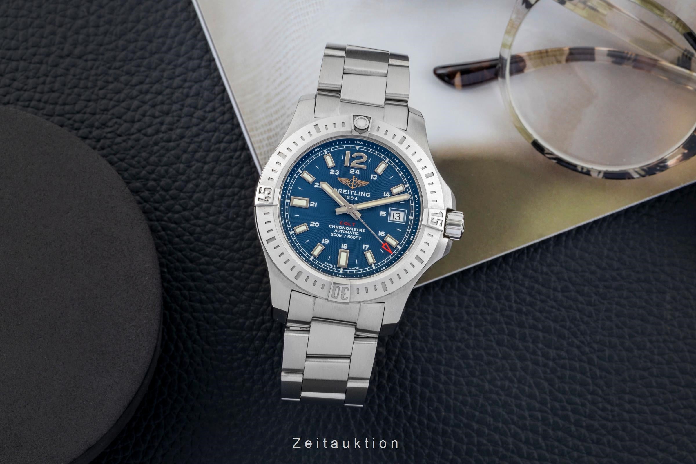 Breitling Colt acciaio automatismo orologio da uomo A17313101C1A1  [2603566]
