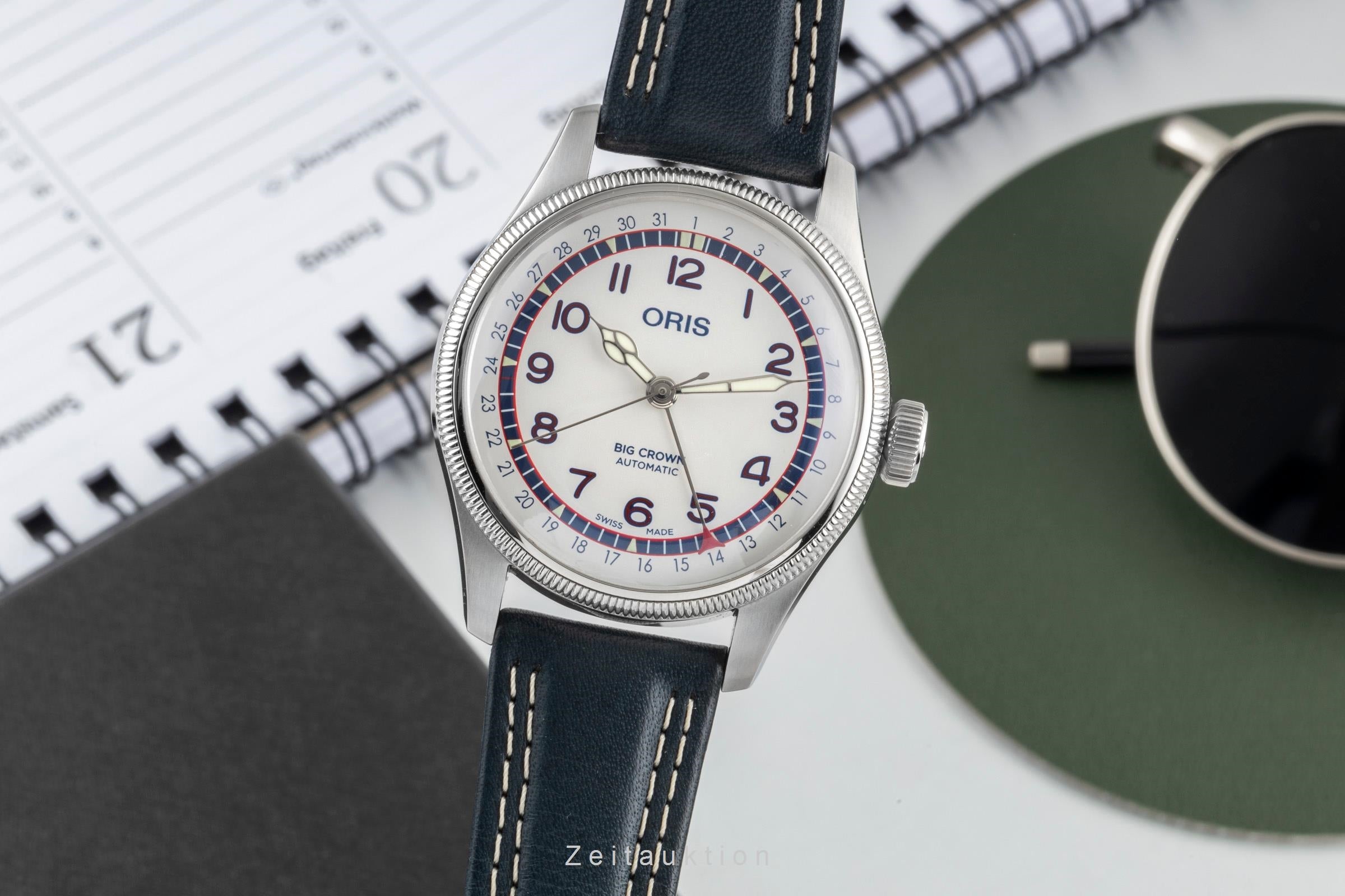 Oris Big Crown steel automatic men's watch 01 754 7785 4081-Set LP: 2400EUR Limited  [2603569]