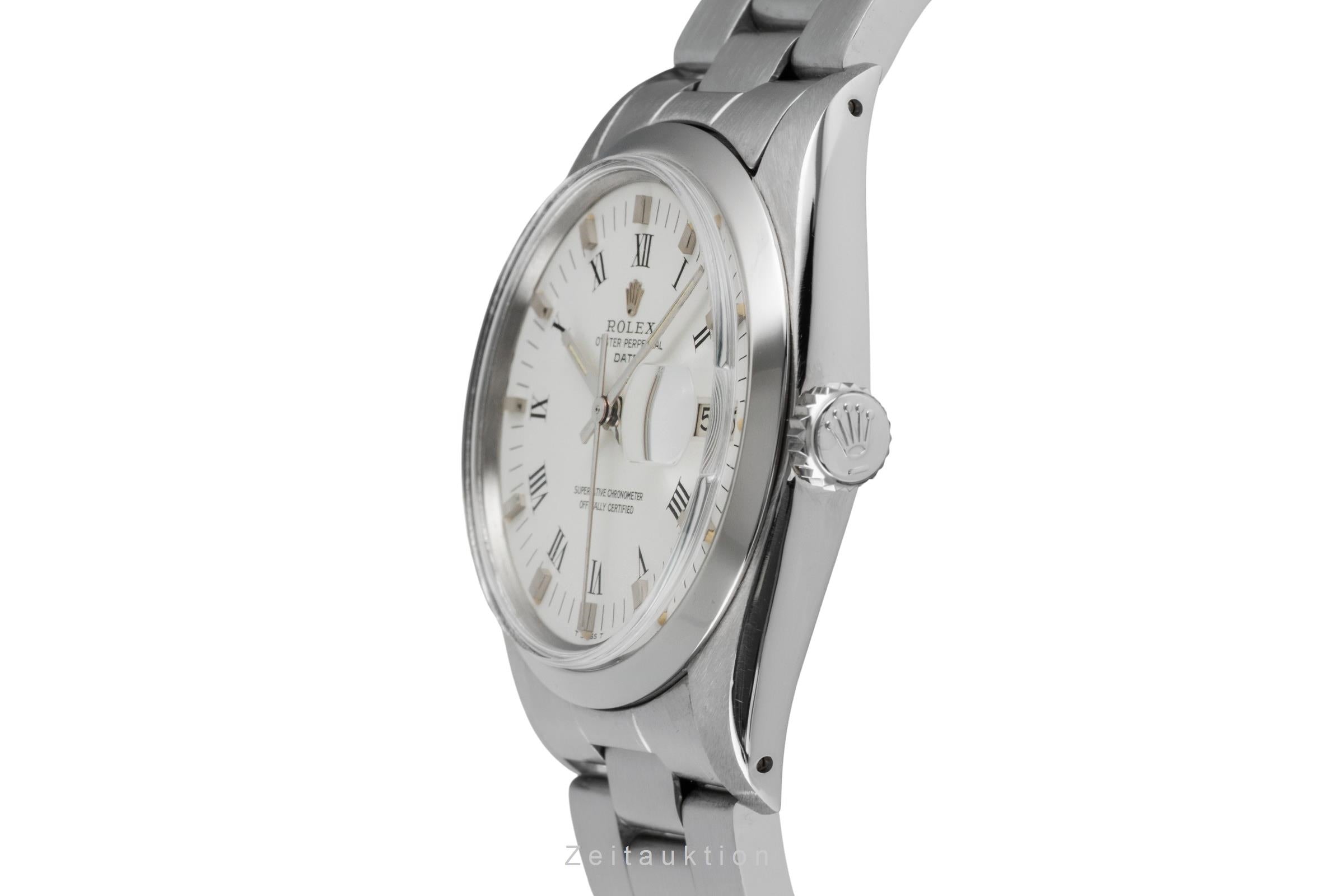 Rolex Date steel automatic men's watch 1500  [2603571]