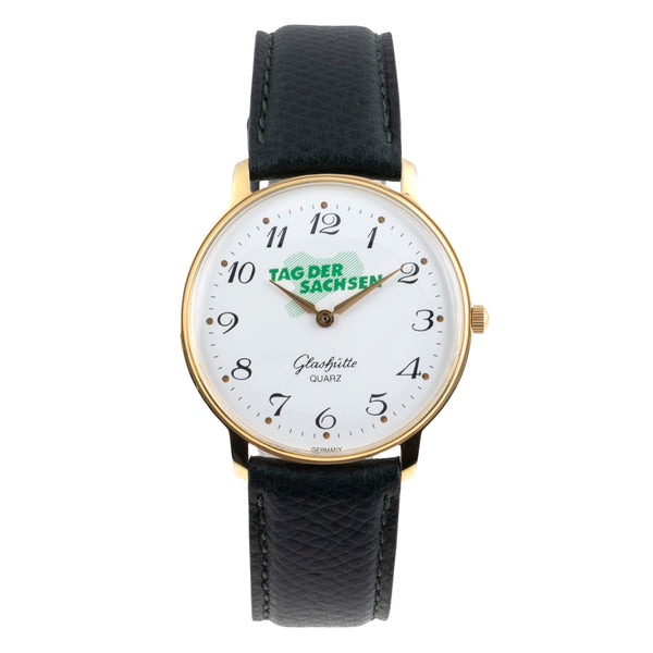 Glashütte bañado en oro cuarzo unisex  [2603575]