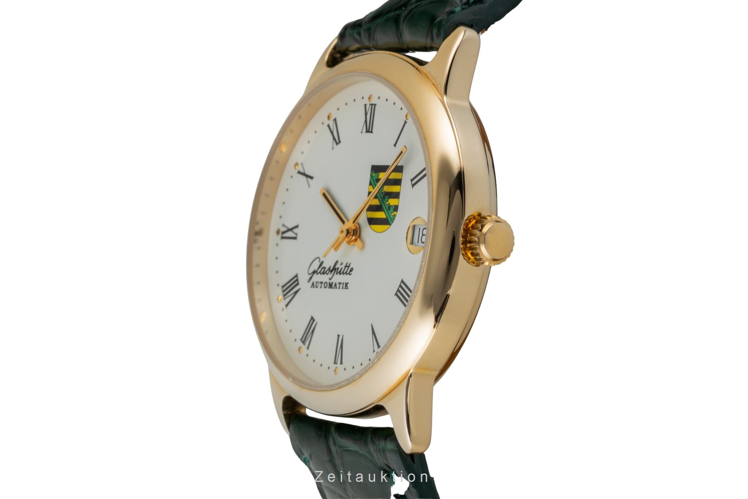Glashütte latón bañado en oro automático unisex 0726-12-13-54  [2603576]