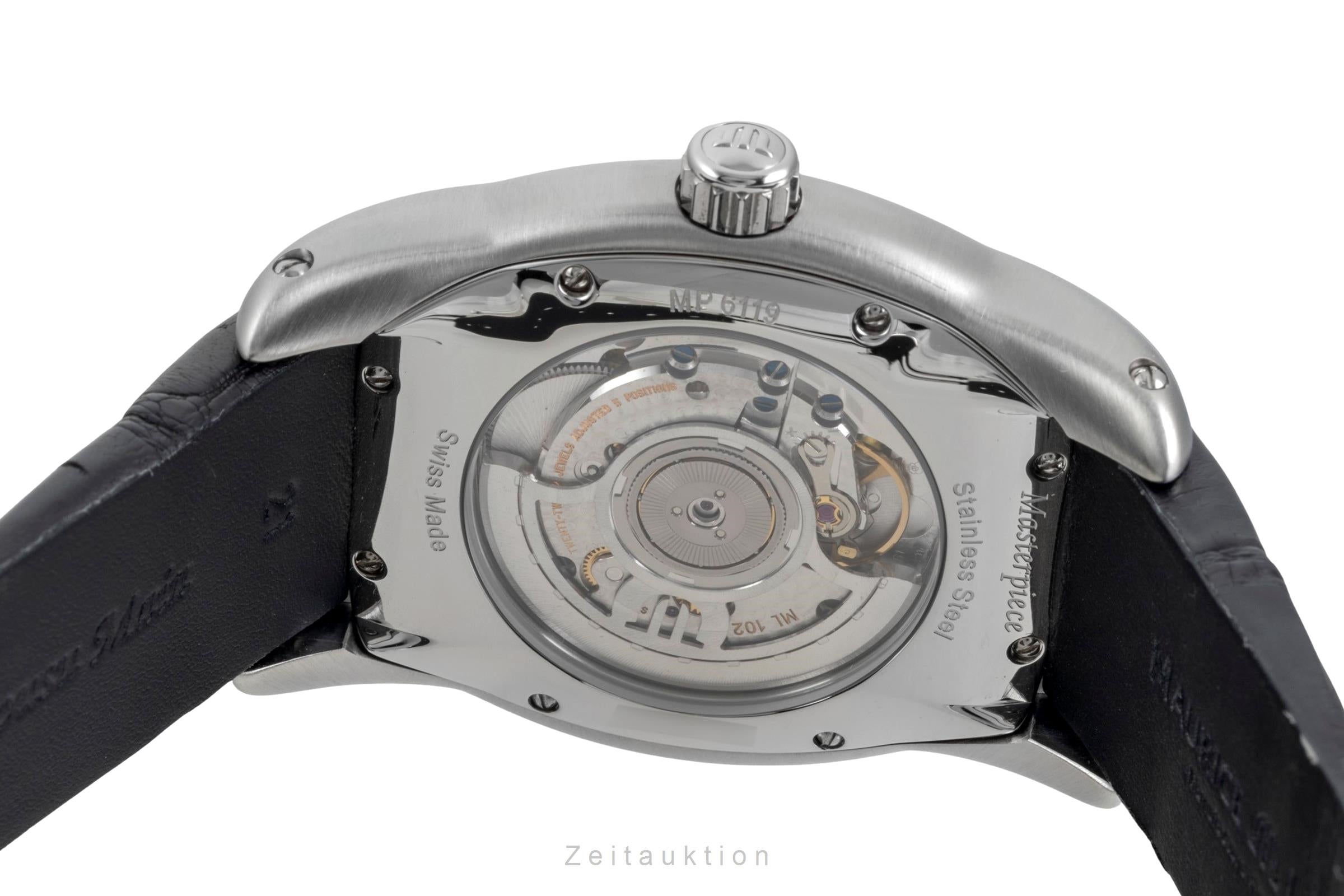 Maurice Lacroix Masterpiece acero automático reloj para caballeros MP6119-SS001  [2603577]