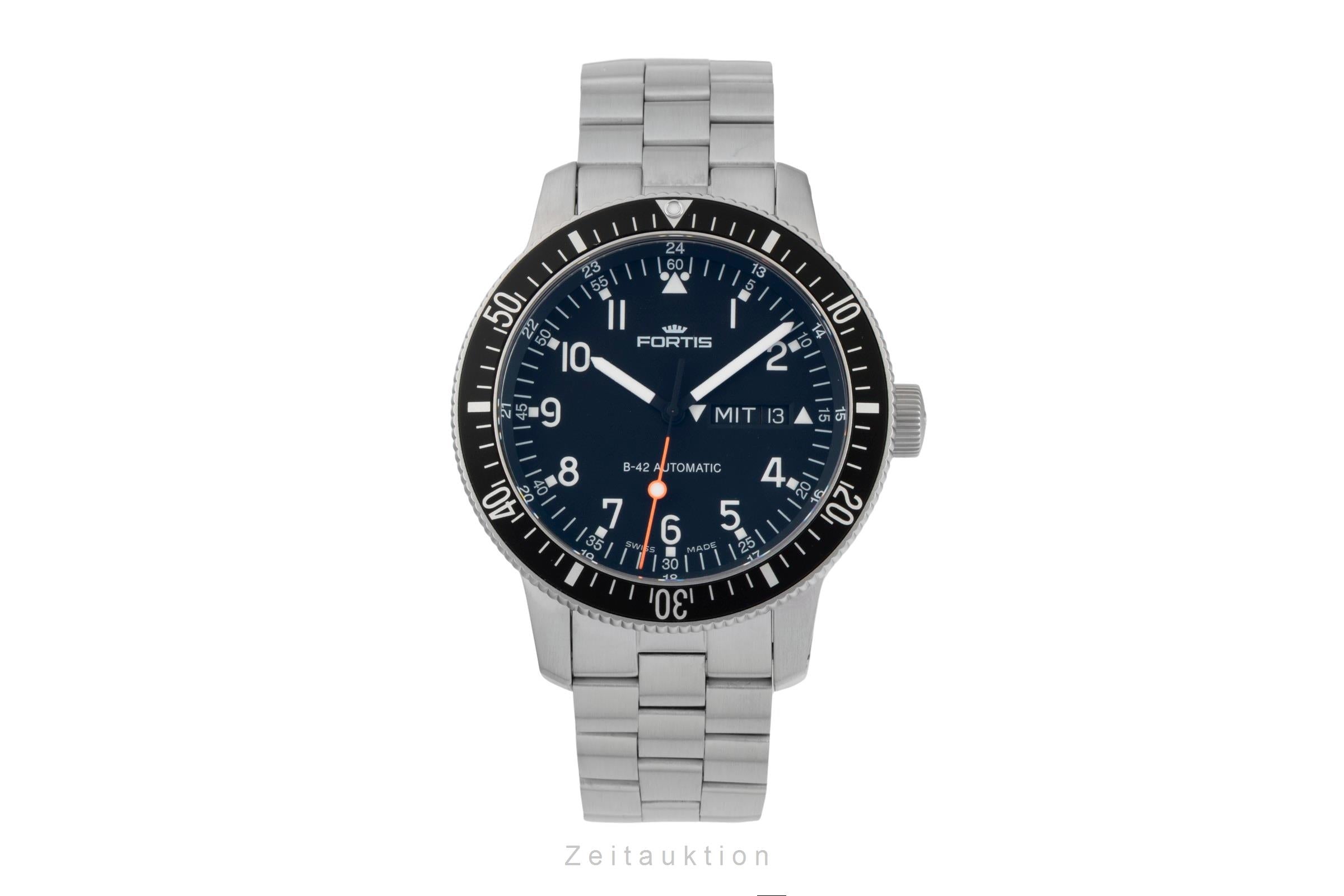 Fortis B-42 steel automatic men's watch 647.10.158.4  [2603578]