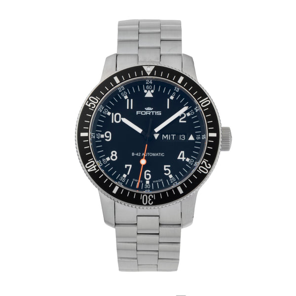 Fortis B-42 steel automatic men's watch 647.10.158.4  [2603578]
