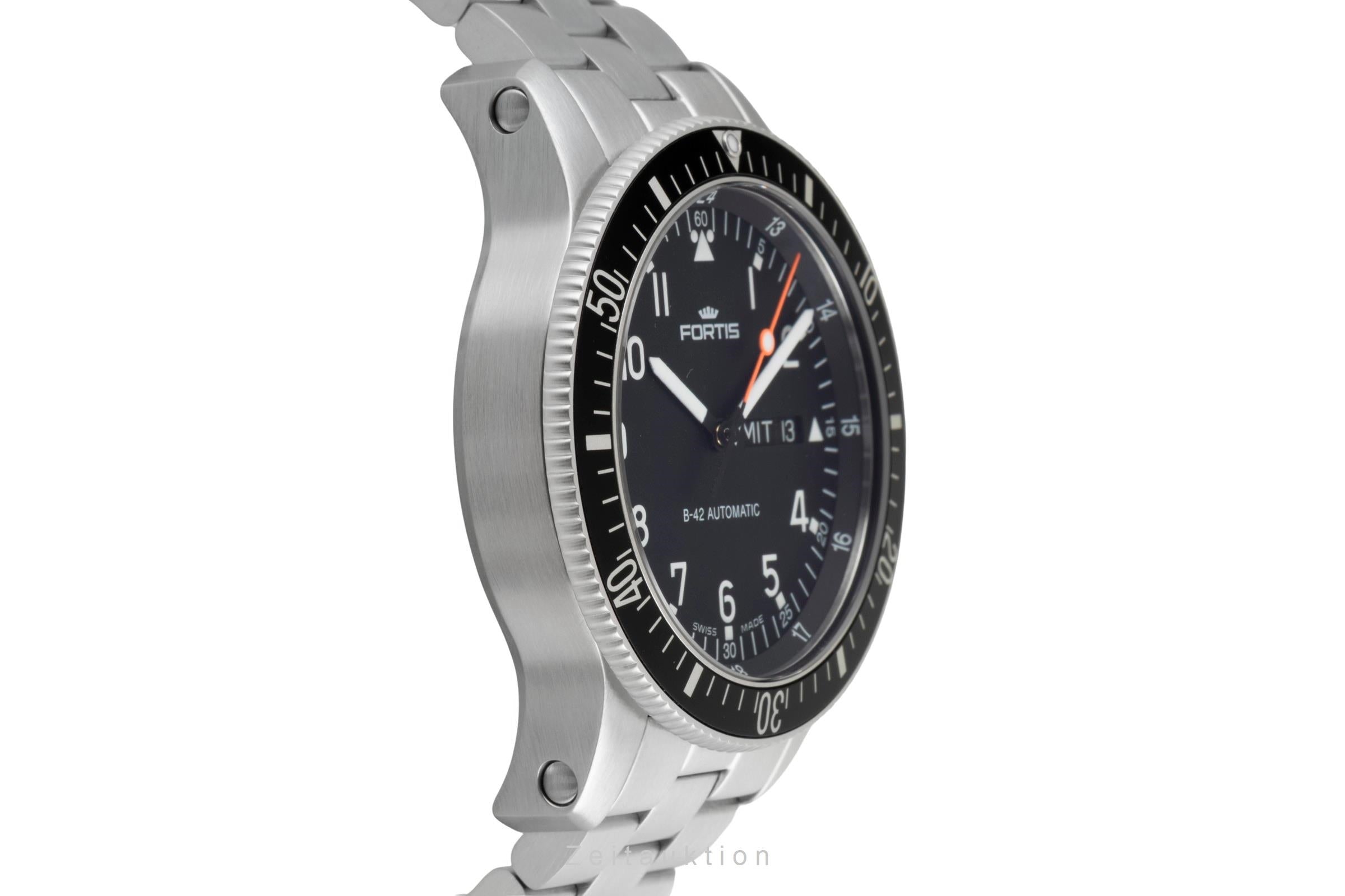 Fortis B-42 steel automatic men's watch 647.10.158.4  [2603578]