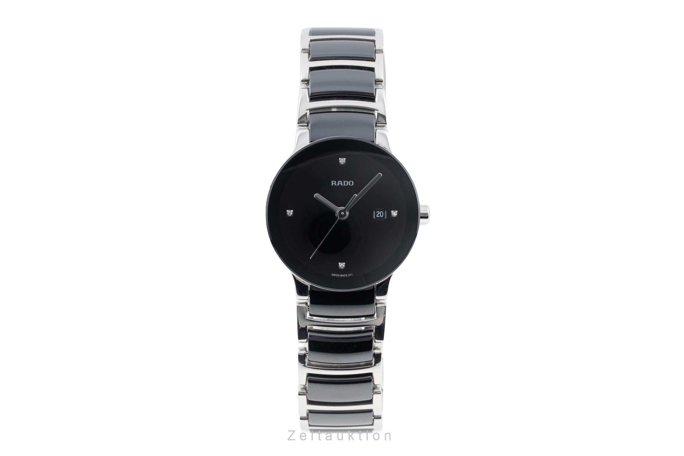 Rado Centrix ceramica / acciaio quarzo orologio da donna 01.111.0935.3.071  [2603582]
