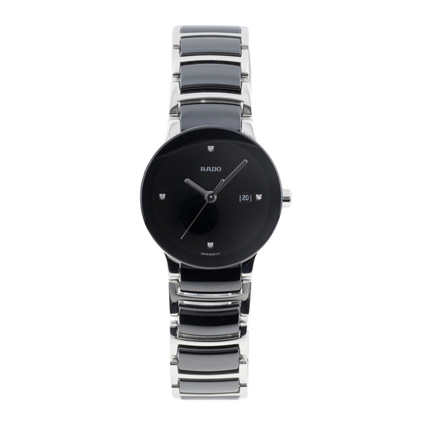 Rado Centrix ceramica / acciaio quarzo orologio da donna 01.111.0935.3.071  [2603582]