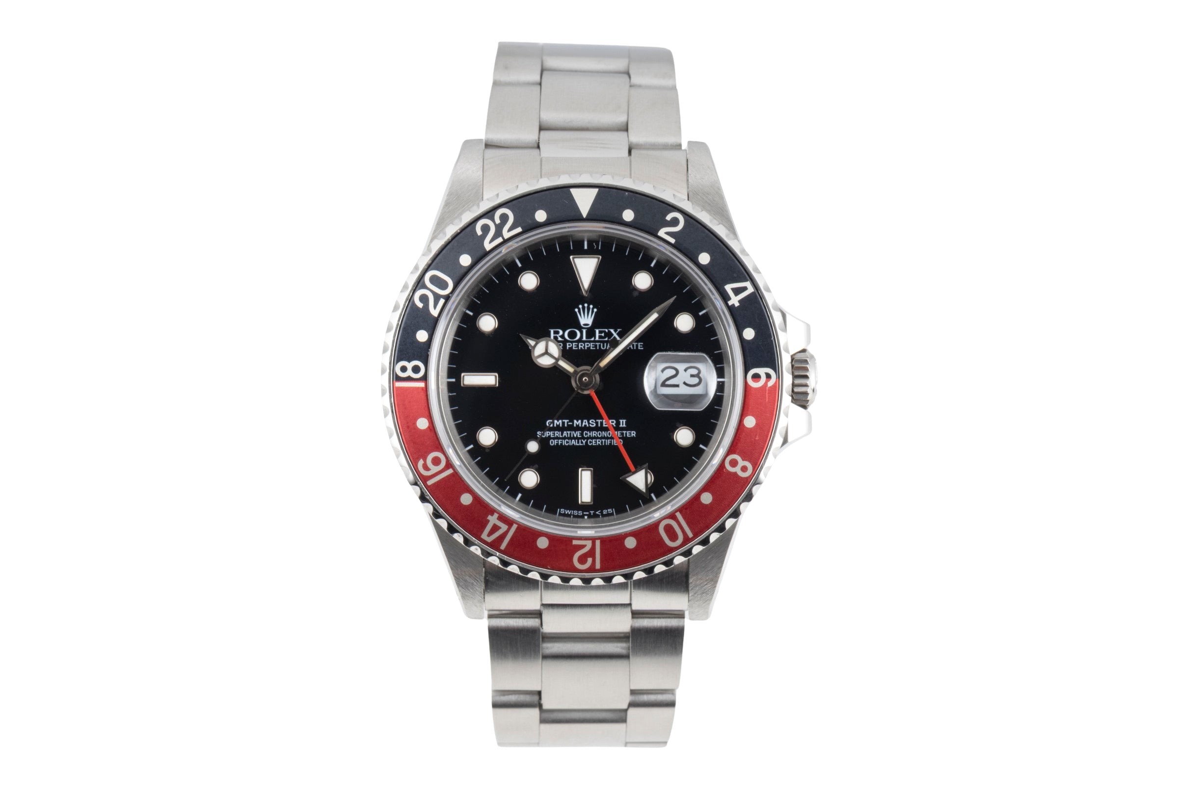 Rolex GMT-Master II Coke Fat Lady / Sophia Loren Herrenuhr Ref. 16760 R-Serie [2603583]