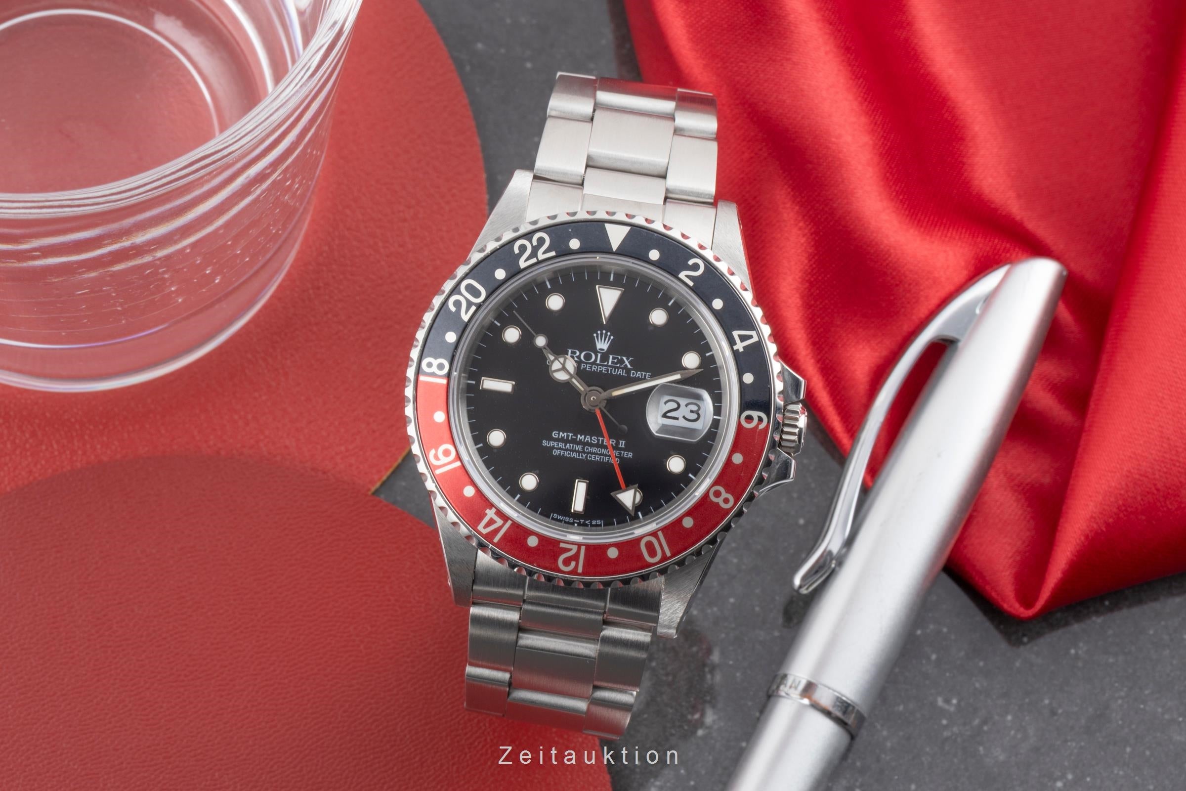 Rolex GMT-Master II Coke Fat Lady / Sophia Loren Herrenuhr Ref. 16760 R-Serie [2603583]
