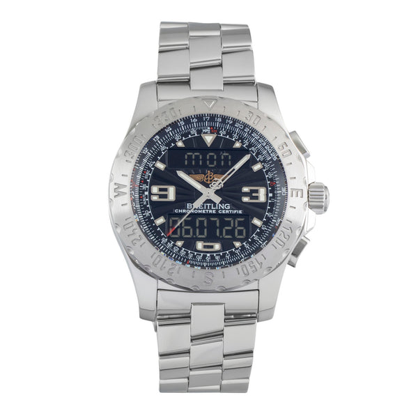 Breitling Airwolf Chronograph Black Dial Edelstahl Quarz Herrenuhr Ref. A78363 [2603585]