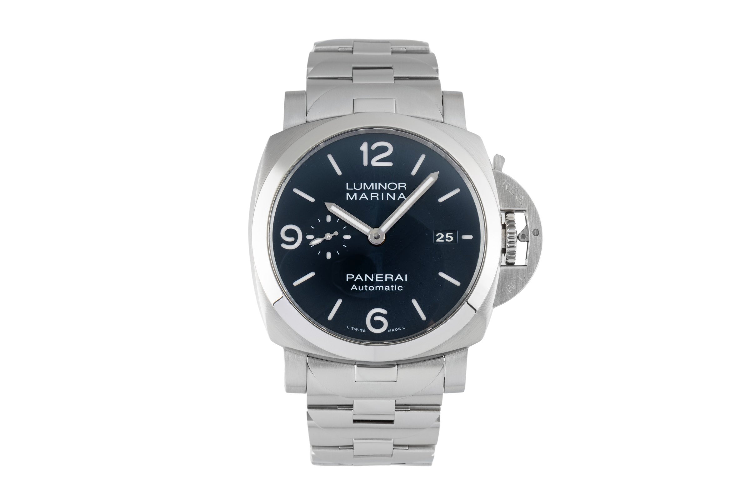 Panerai Luminor Marina Specchio Blu Stahl Automatik Ref. PAM01316 B&P 2021 [2603589]