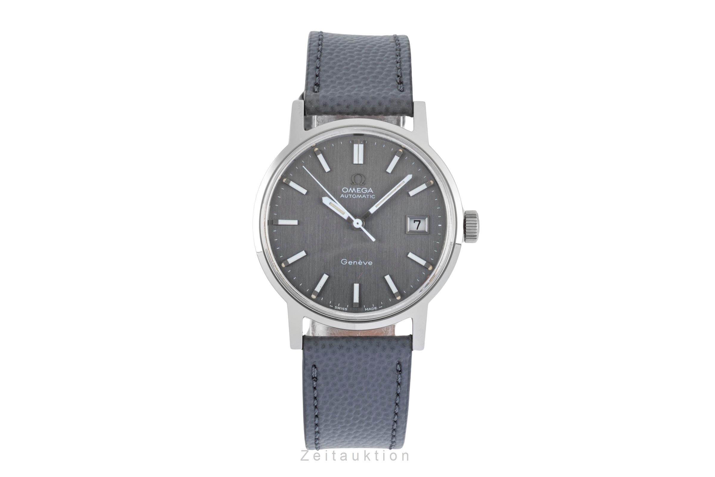Omega Geneve steel automatic men's watch ST 168.0098,166.098 Vintage  [2603591]